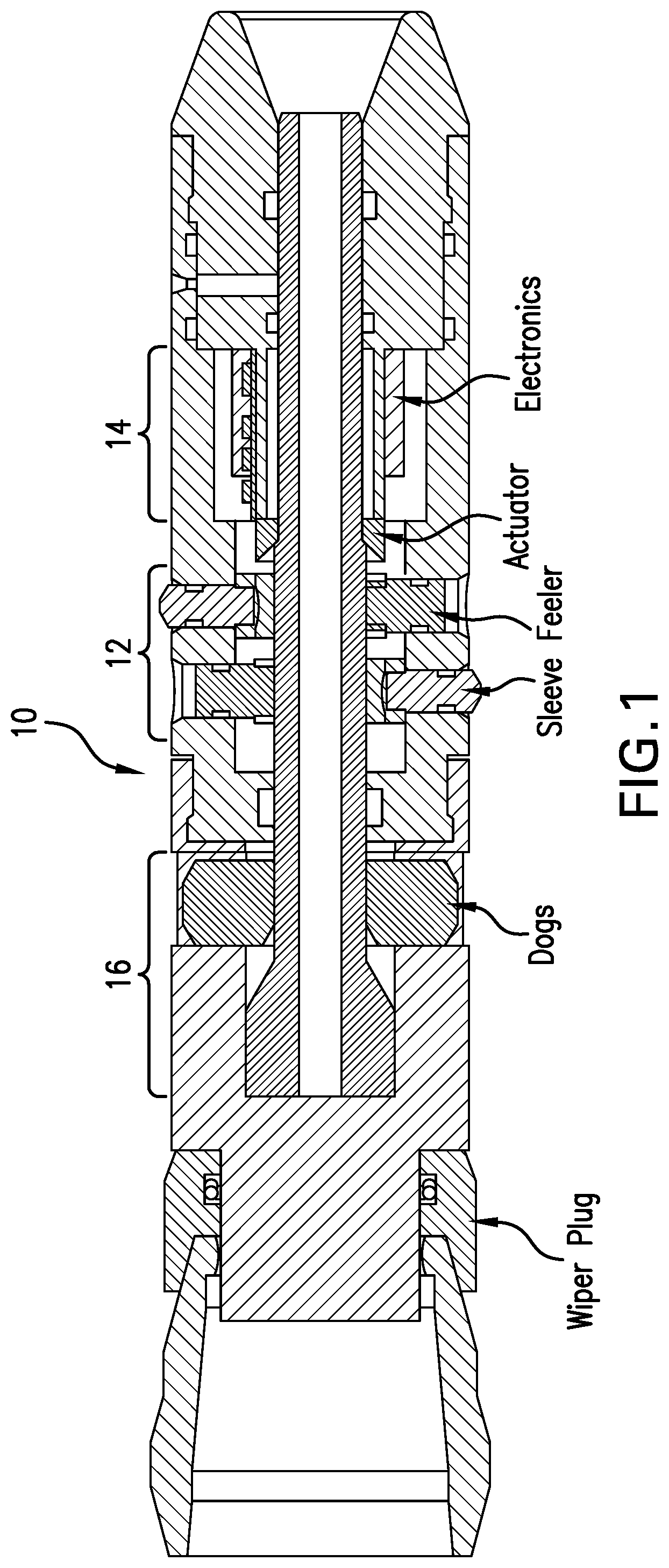 Patent US11782098 Figure 1 – Frac dart, method, and system