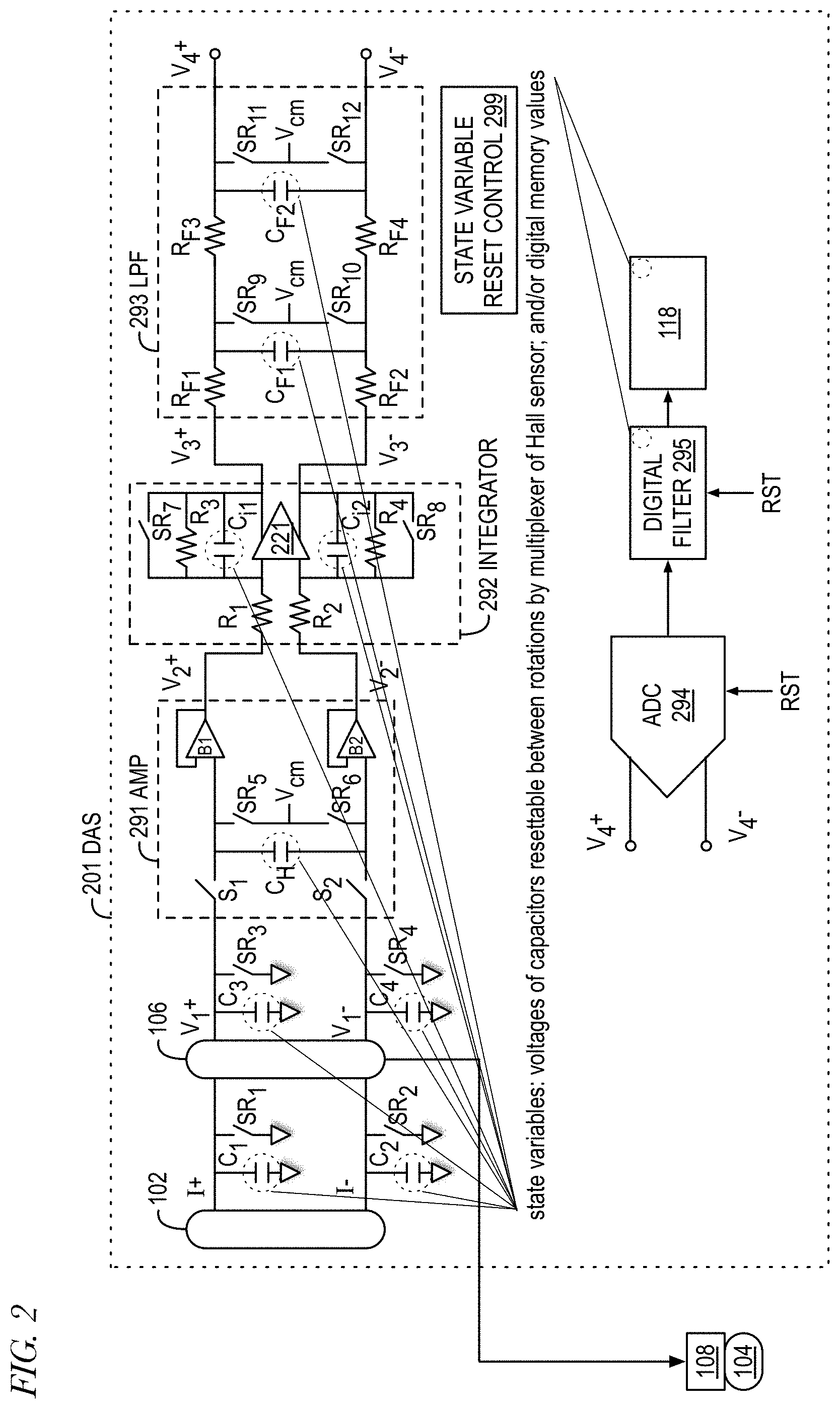 Patent US11782101 Figure 2 – Hall sensor-based data acquisition system