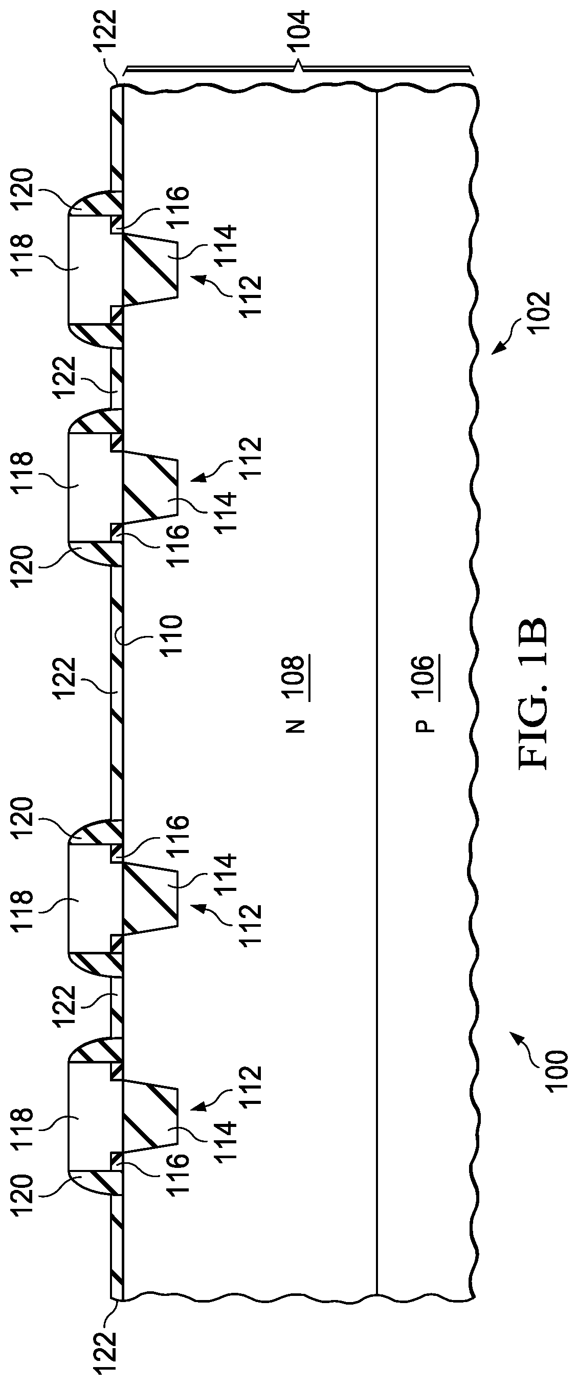 Patent US11782102 Figure 2 – Hall sensor with dielectric isolation and p-n junction isolation