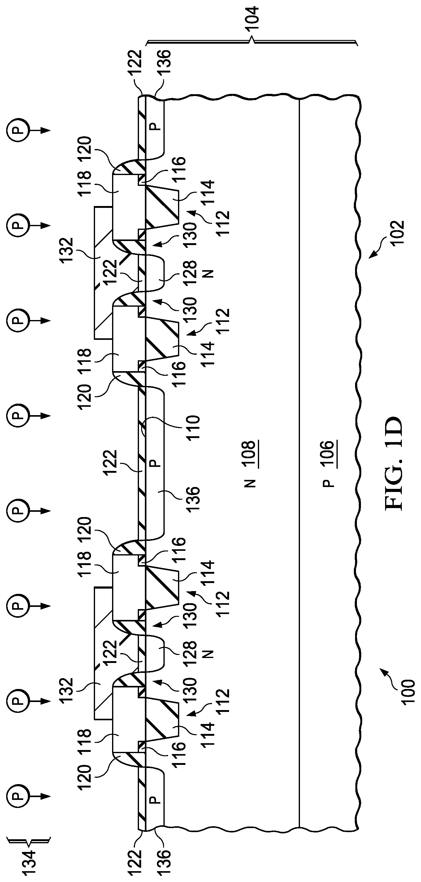 Patent US11782102 Figure 4 – Hall sensor with dielectric isolation and p-n junction isolation