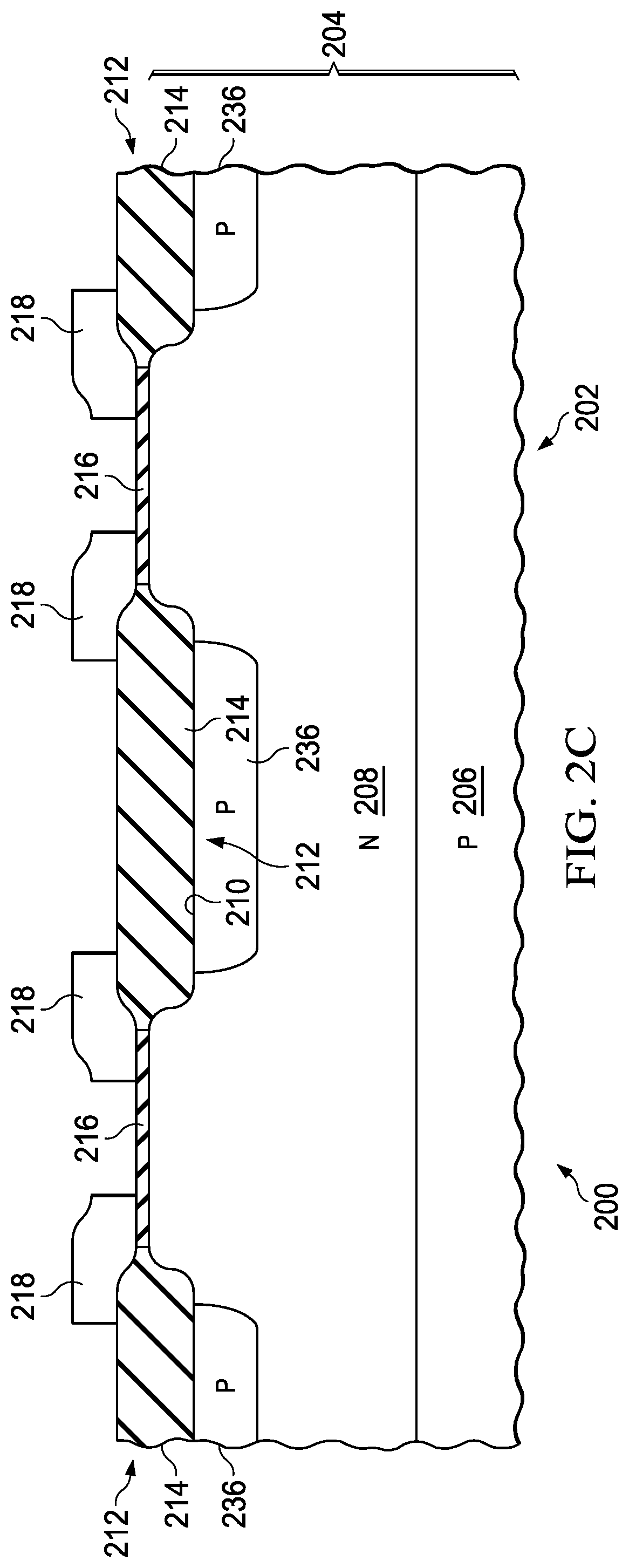 Patent US11782102 Figure 8 – Hall sensor with dielectric isolation and p-n junction isolation
