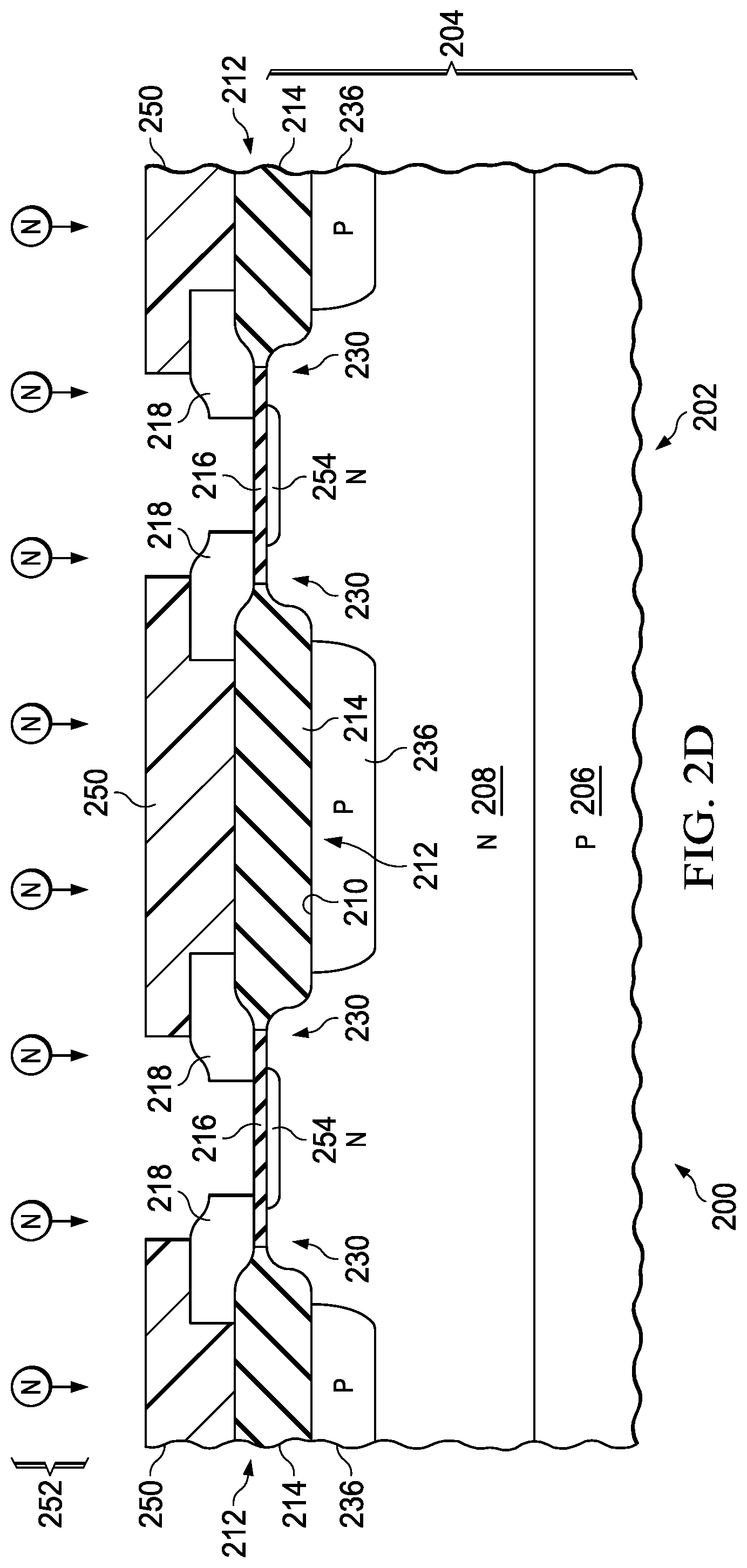 Patent US11782102 Figure 9 – Hall sensor with dielectric isolation and p-n junction isolation