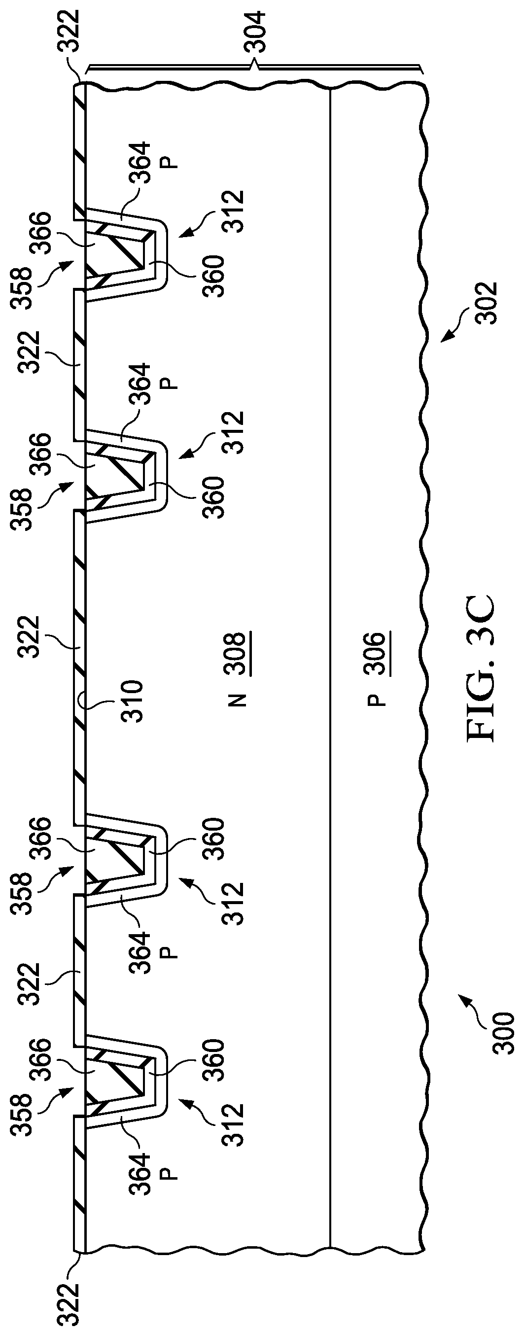Patent US11782102 Figure 14 – Hall sensor with dielectric isolation and p-n junction isolation