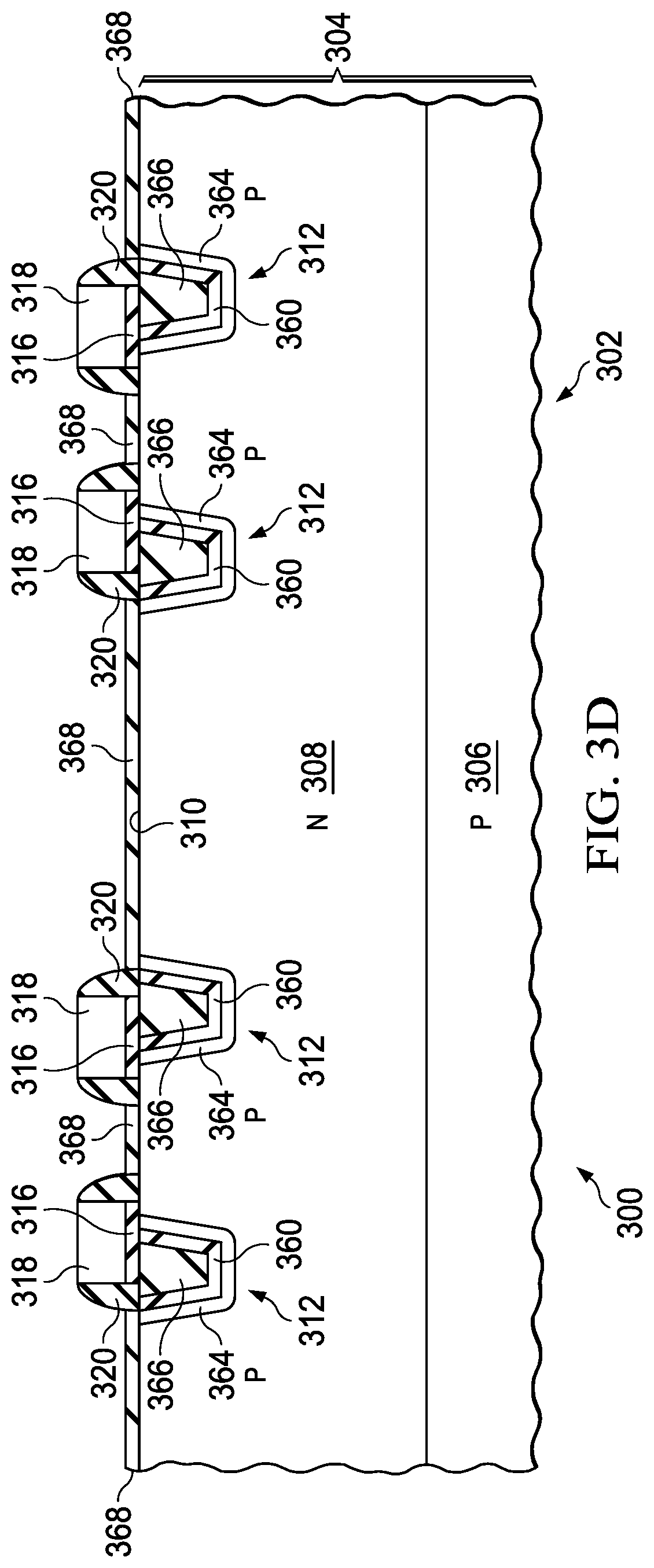 Patent US11782102 Figure 15 – Hall sensor with dielectric isolation and p-n junction isolation