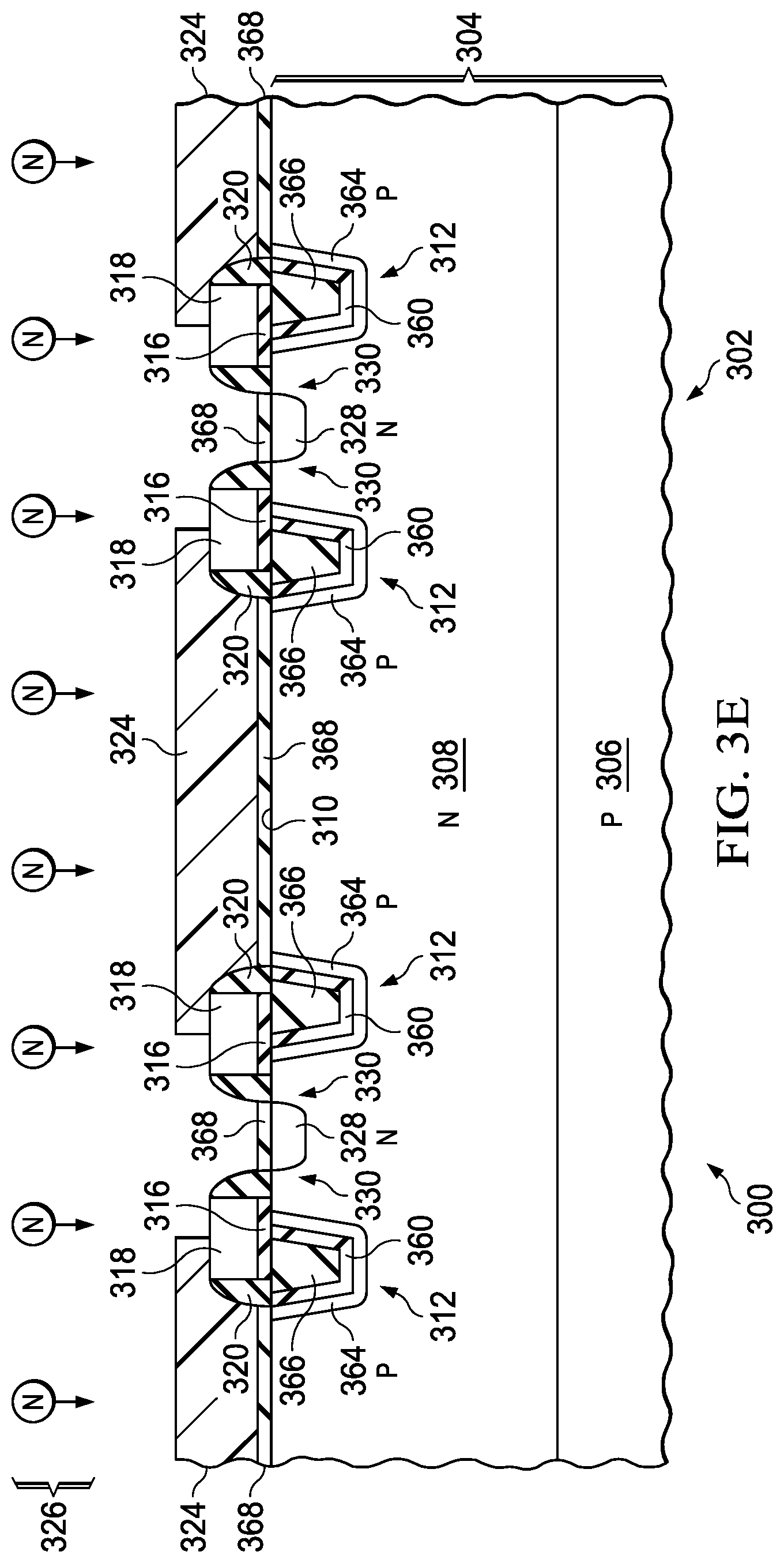 Patent US11782102 Figure 16 – Hall sensor with dielectric isolation and p-n junction isolation