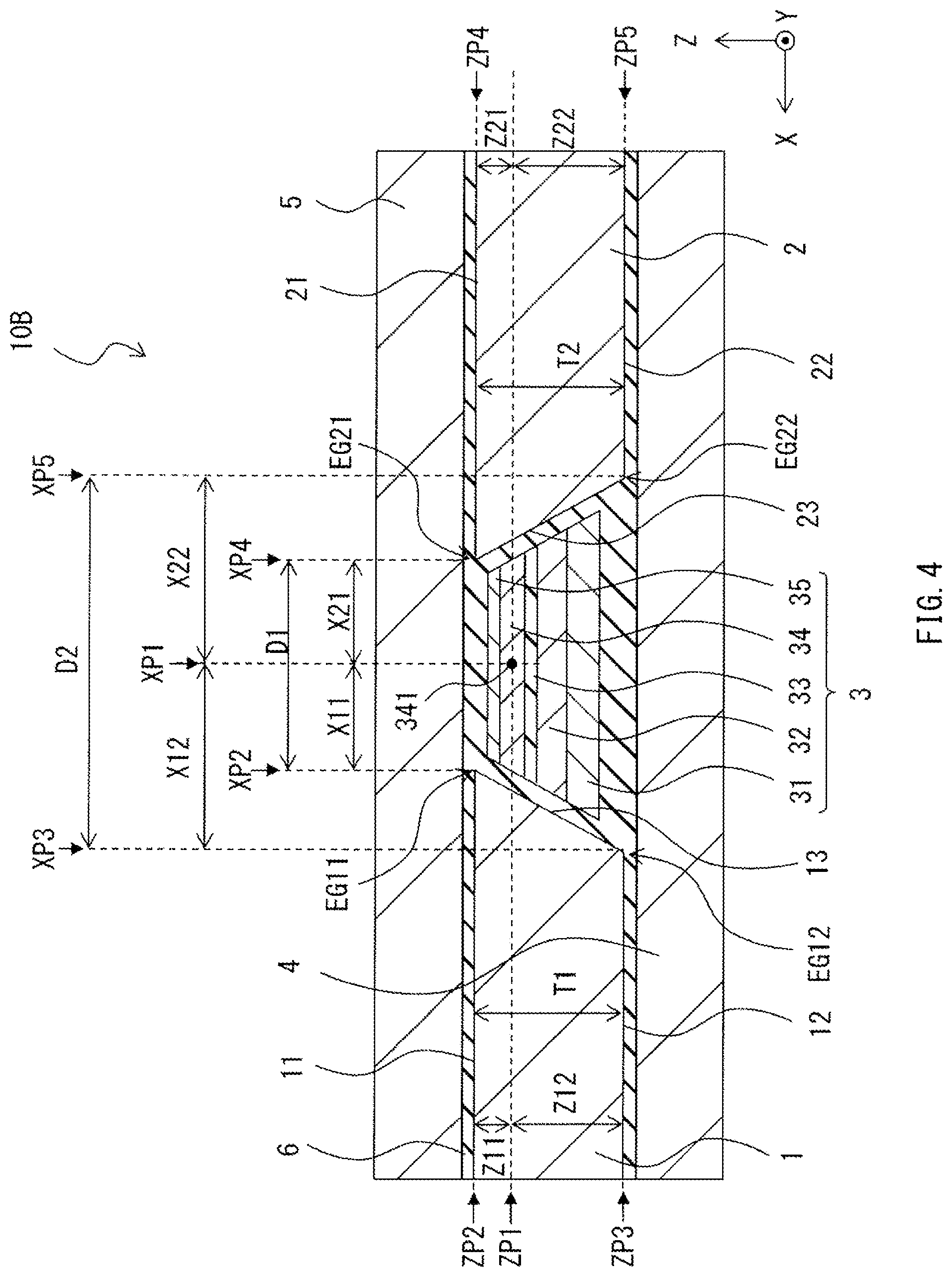 Patent US11782104 Figure 4 – Magnetic field detection device