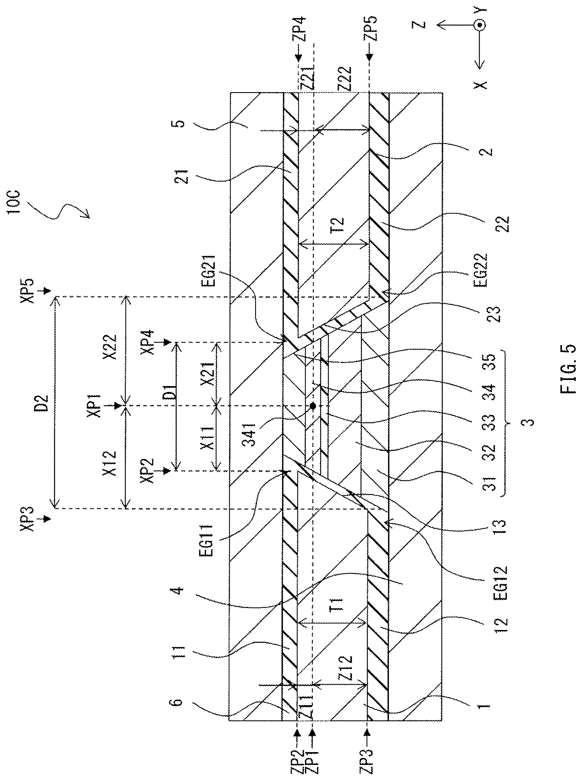 Patent US11782104 Figure 5 – Magnetic field detection device
