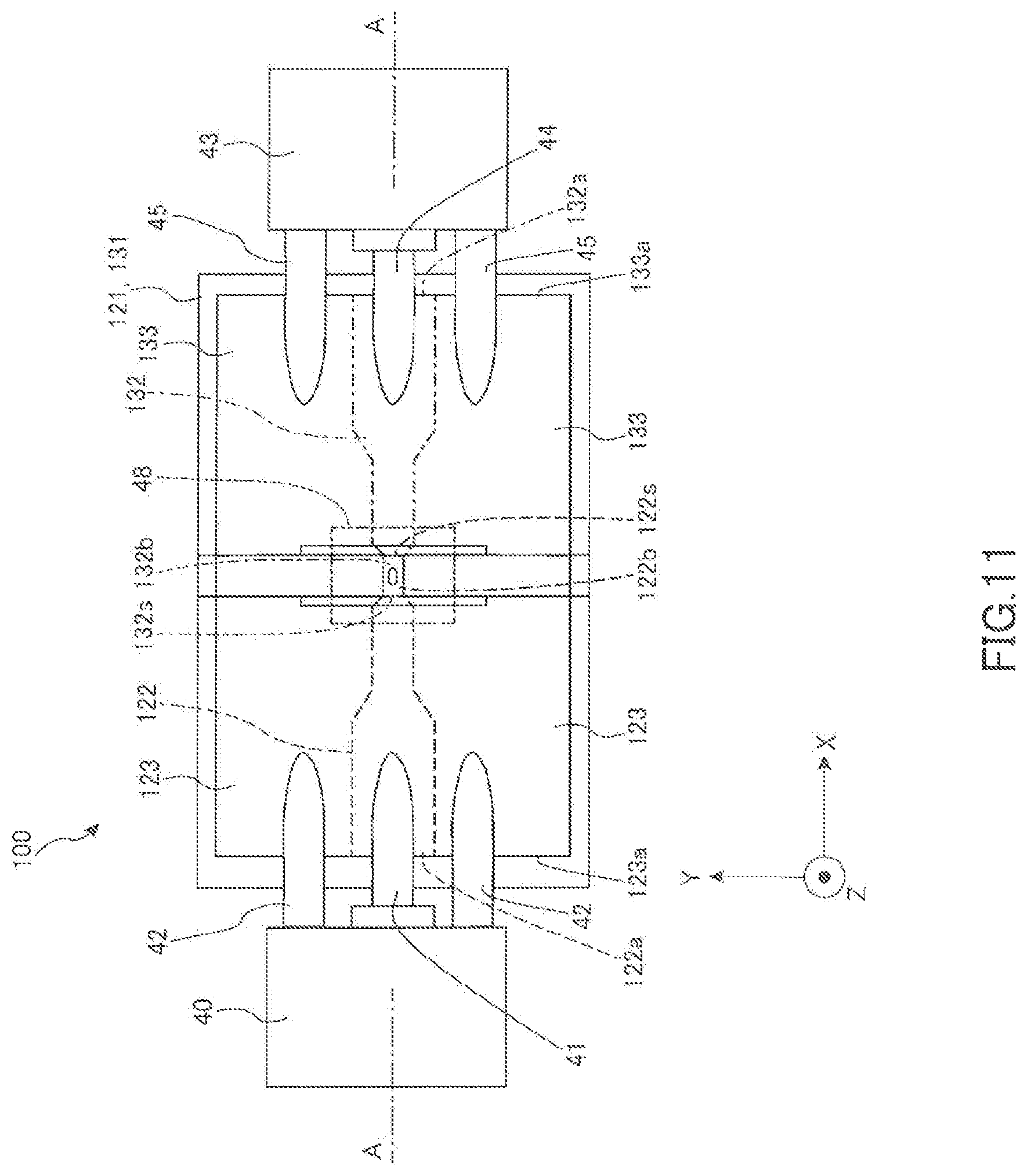 Patent US11782106 Figure 12 – Permeability measurement jig, permeability measurement device, and permeability measurement method