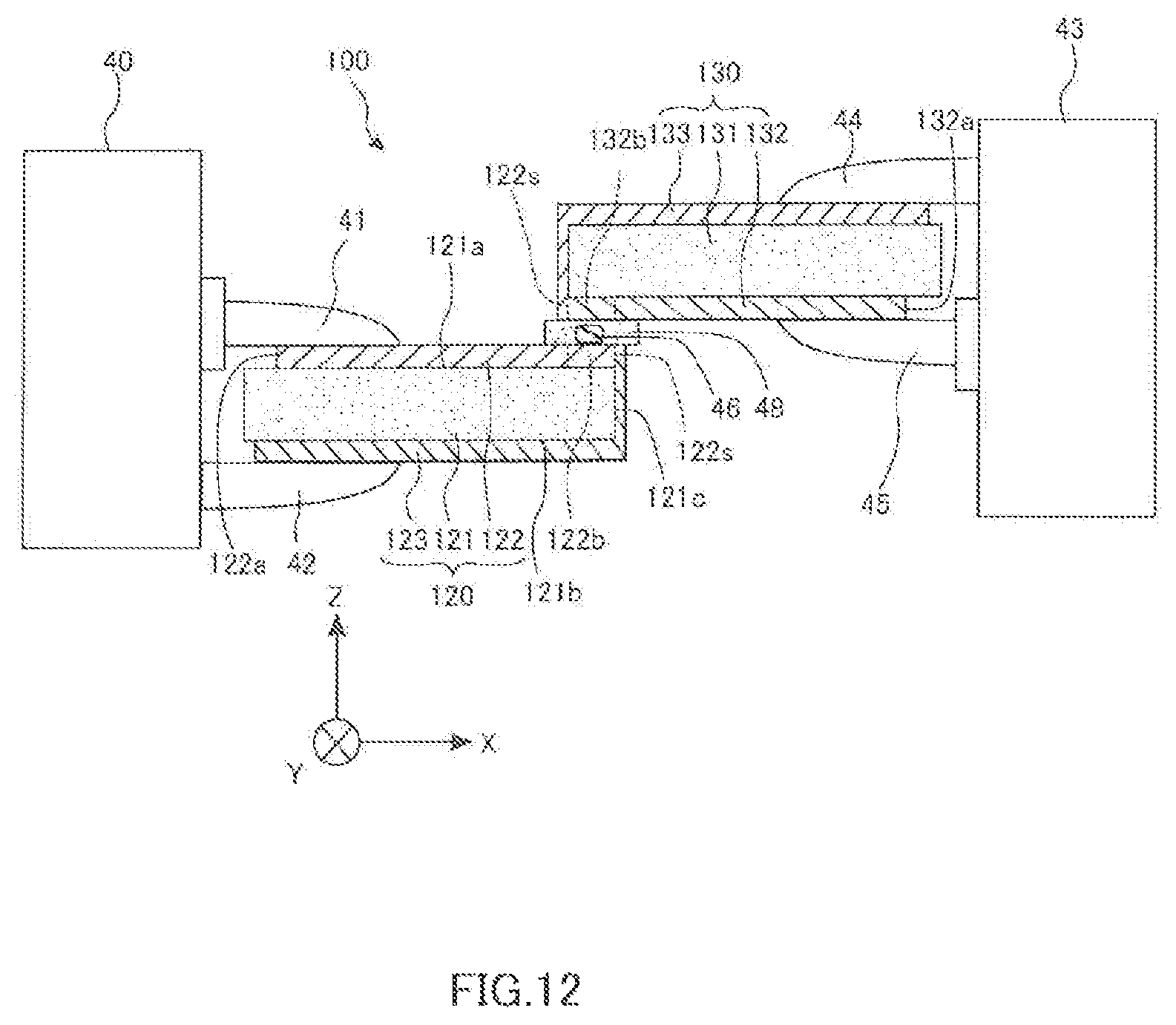 Patent US11782106 Figure 13 – Permeability measurement jig, permeability measurement device, and permeability measurement method