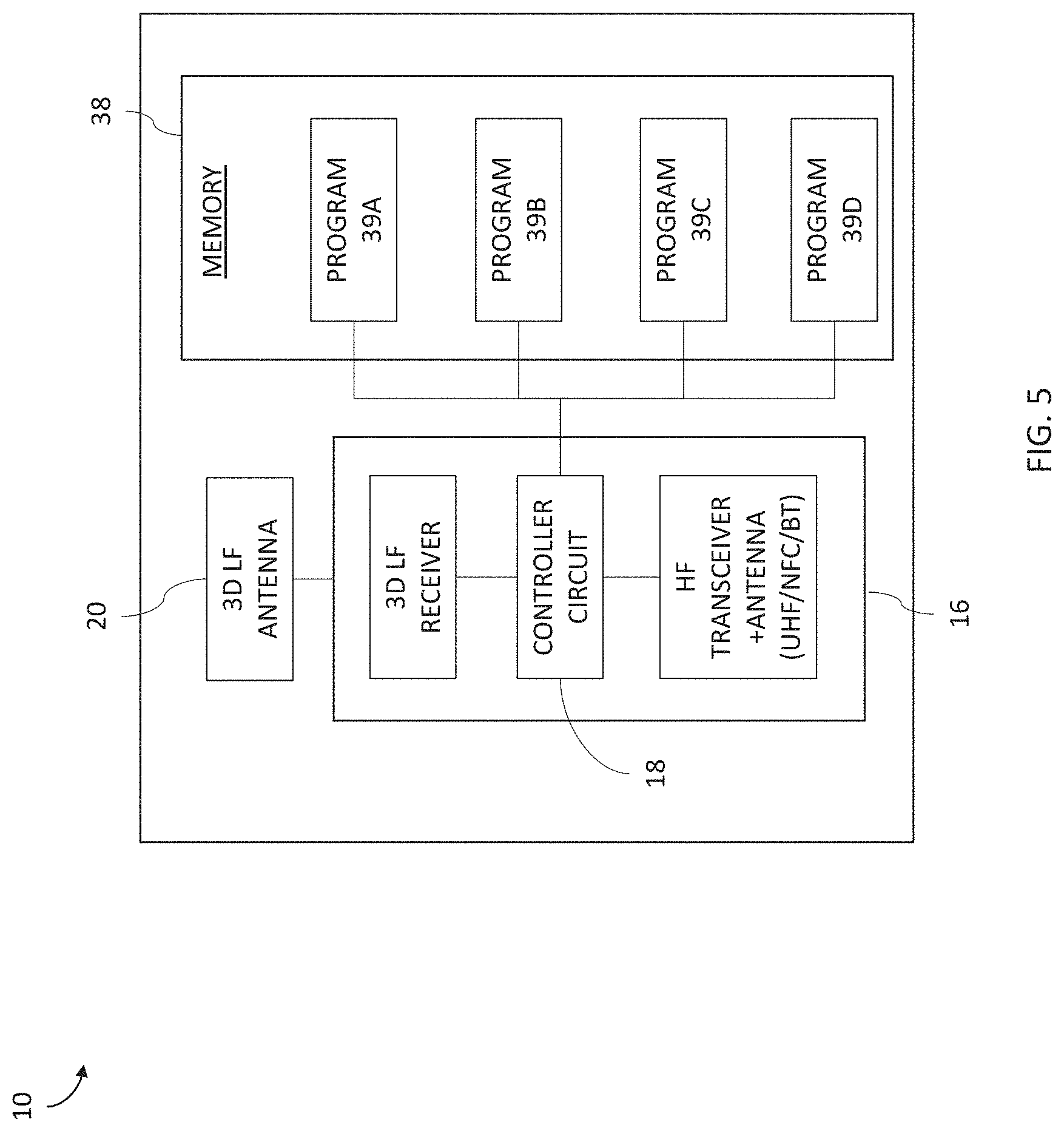 Patent US11782122 Figure 5 – Detection device