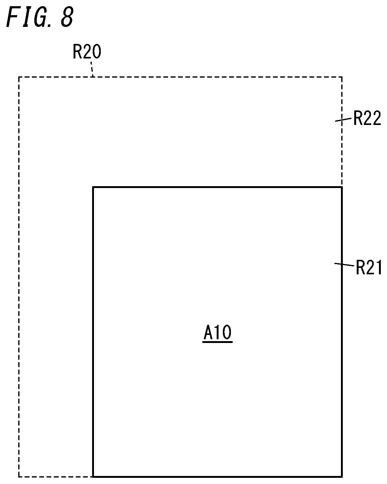 Patent US11782123 Figure 8 – Area determination system, area determination method, and program