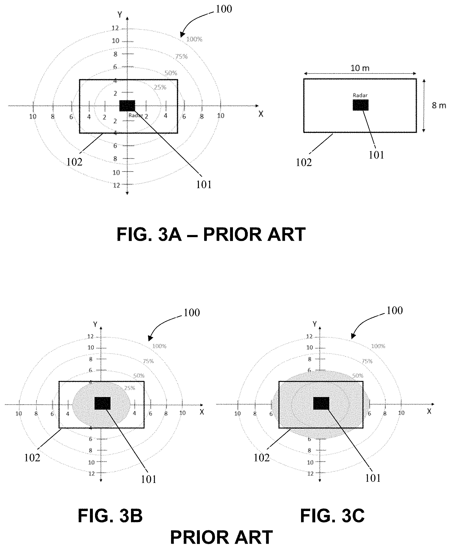 Patent US11782124 Figure 3 – Electric or electronic device module comprising at least one radar sensor