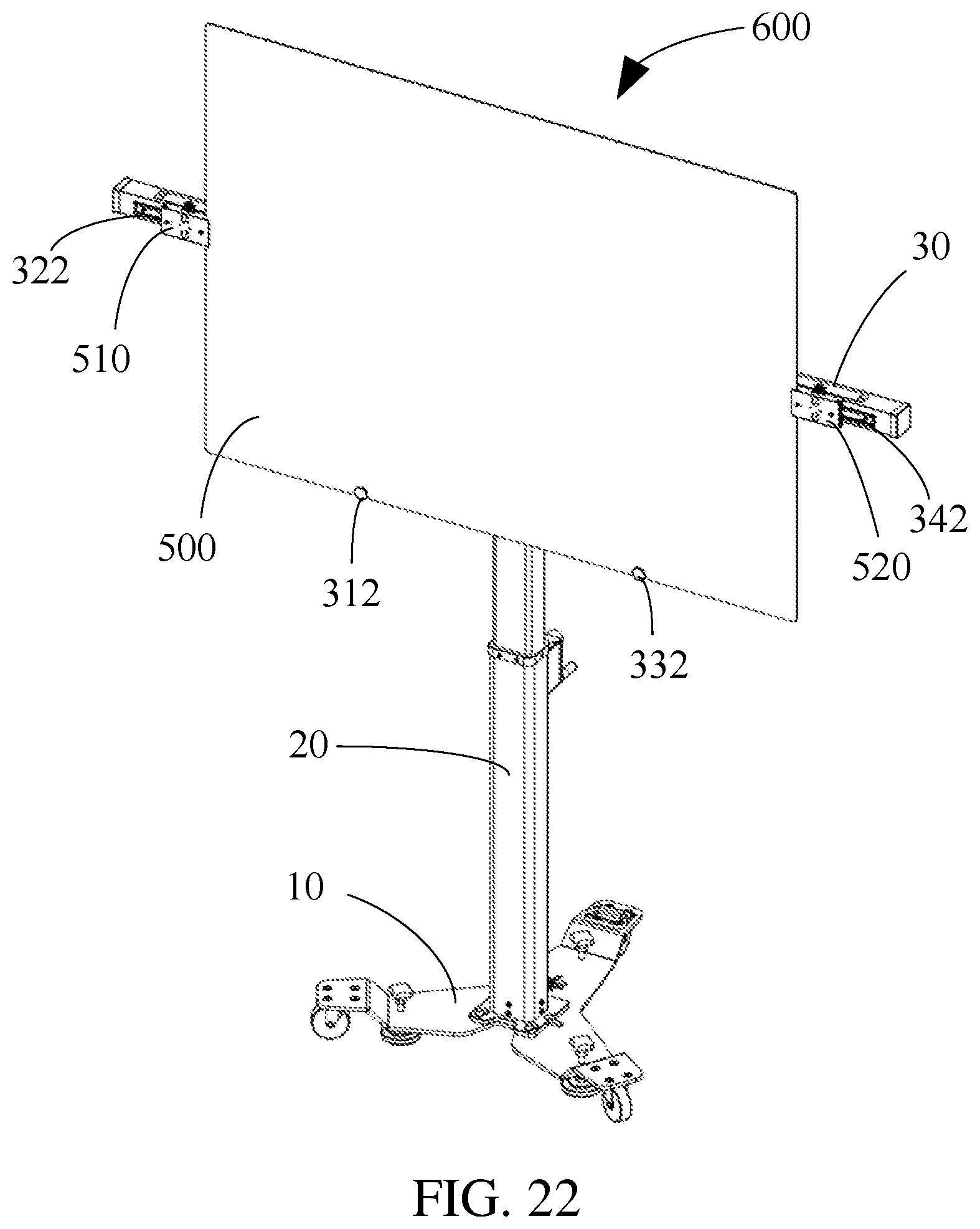 Patent US11782125 Figure 16 – Calibration system and calibration bracket thereof