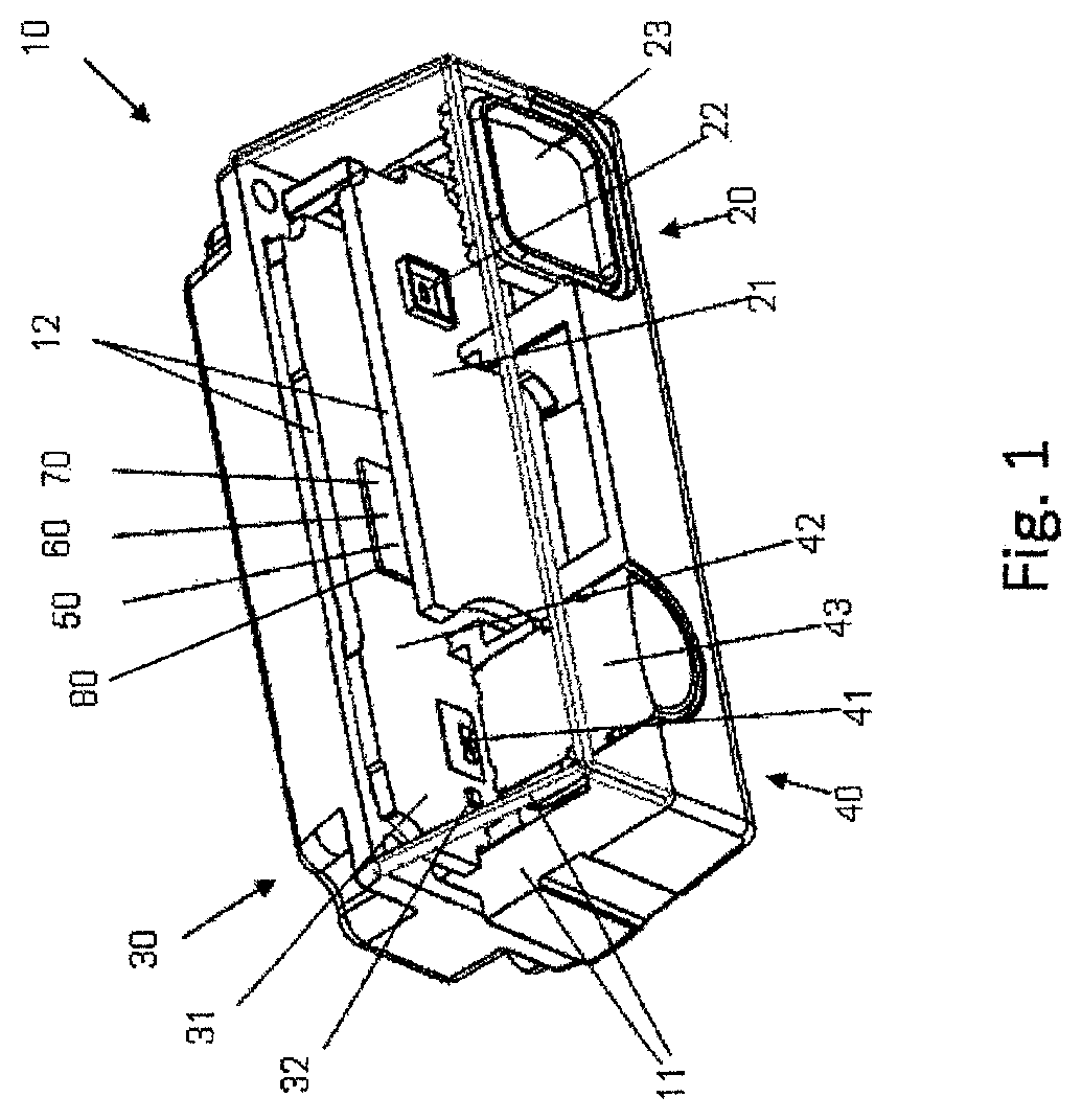 Patent US11782130 — TOF sensor with test emitter — Figure 1