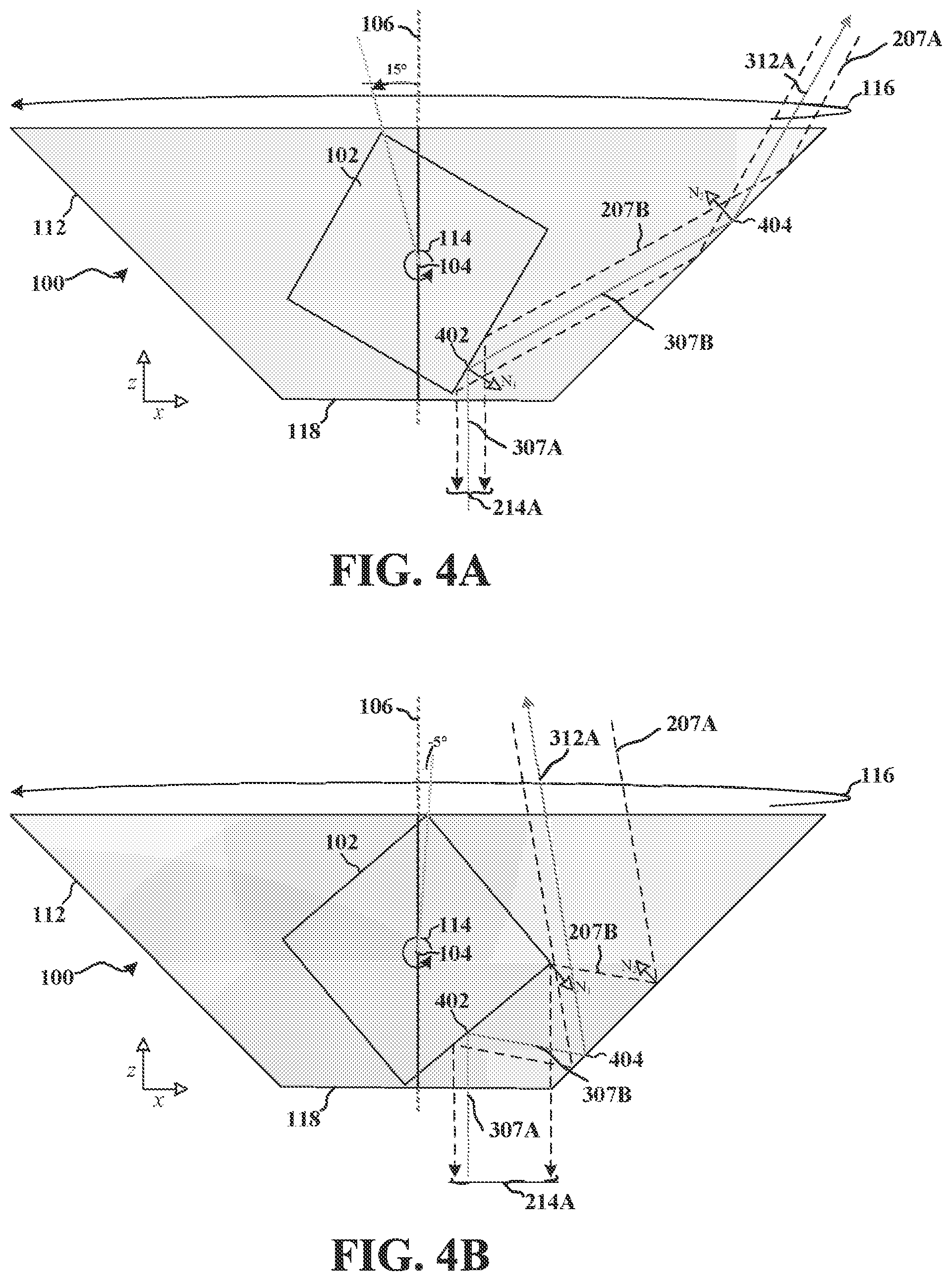 Patent US11782131 Figure 5 – 2D scanning high precision LiDAR using combination of rotating concave mirror and beam steering devices