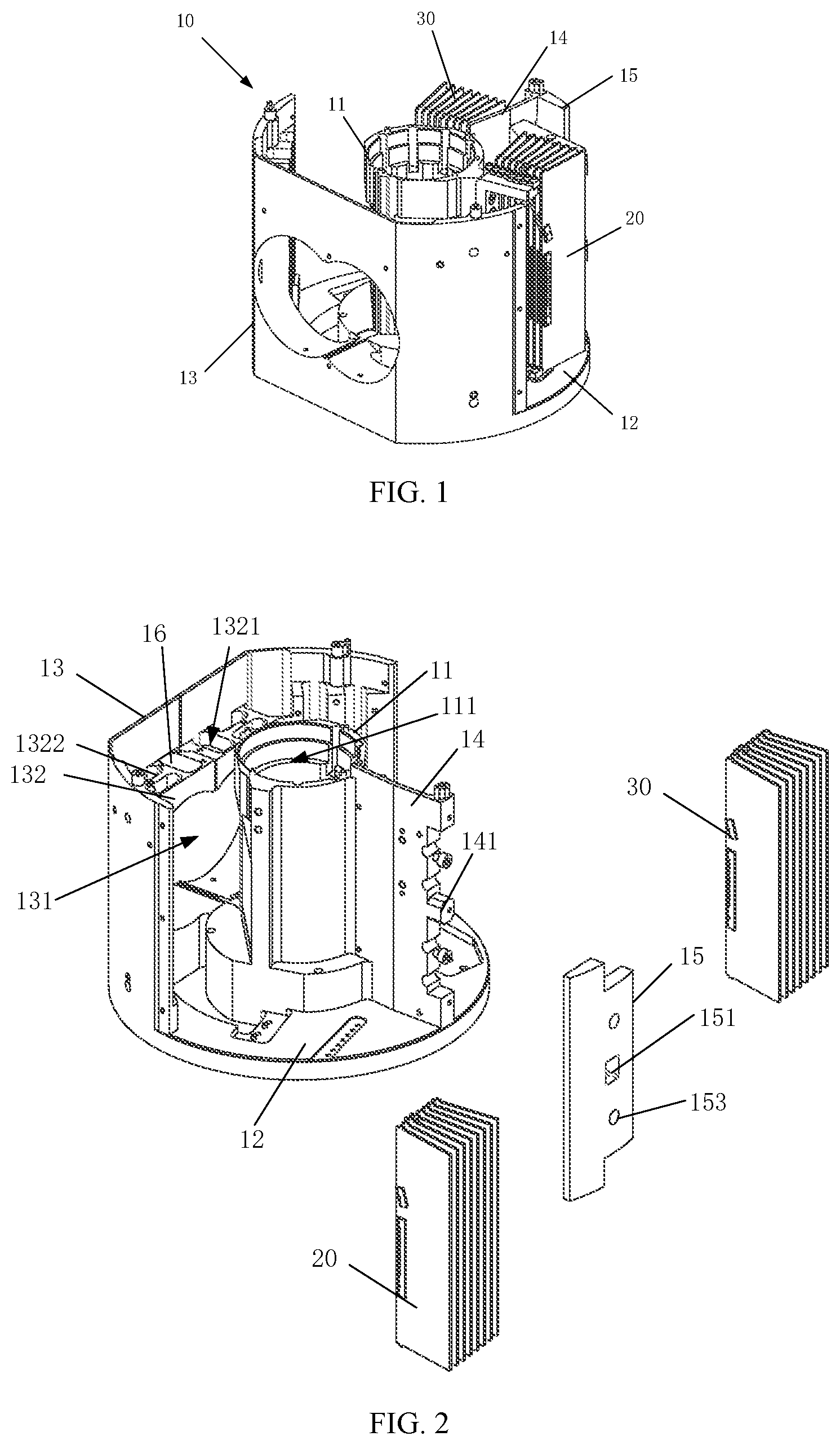 Patent US11782135 — Laser radar and intelligent sensing device — Figure 1