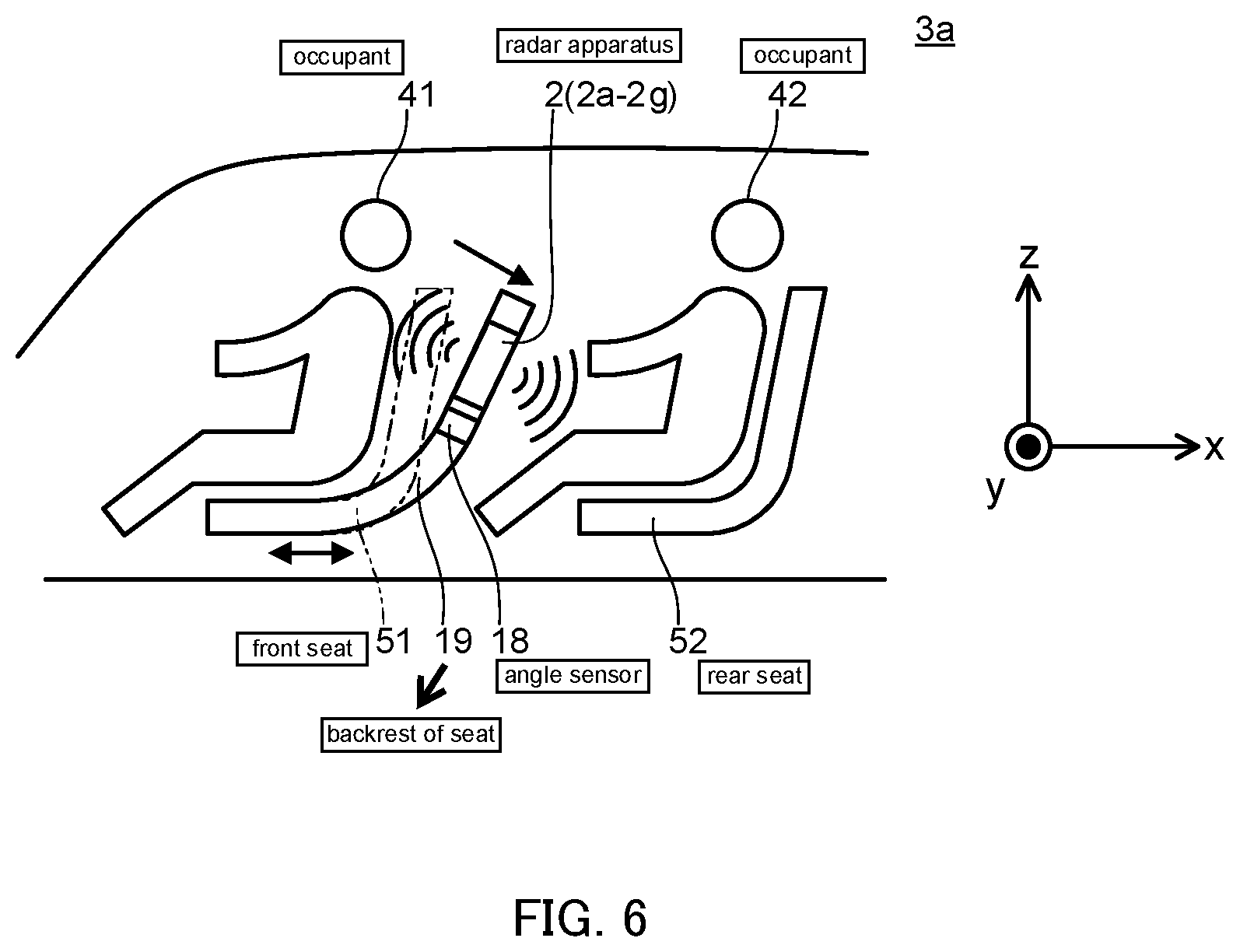 Patent US11782147 Figure 14 – Radar apparatus and vehicle