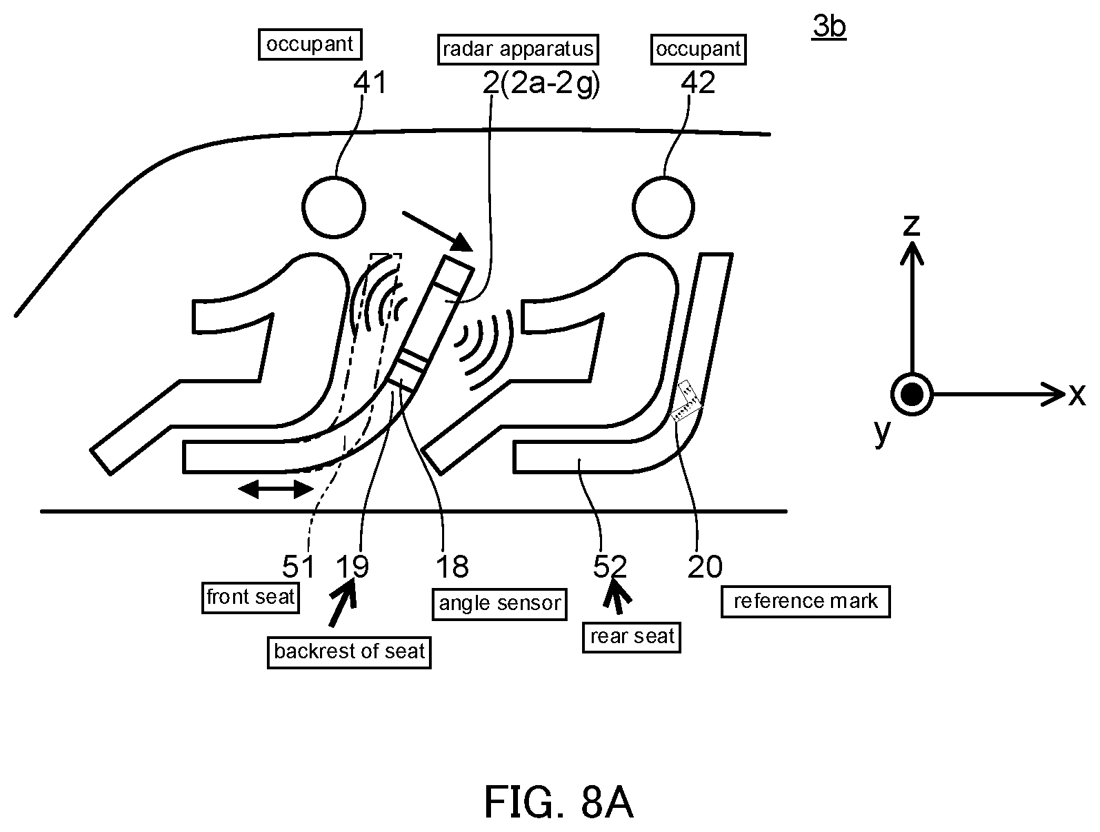 Patent US11782147 Figure 17 – Radar apparatus and vehicle