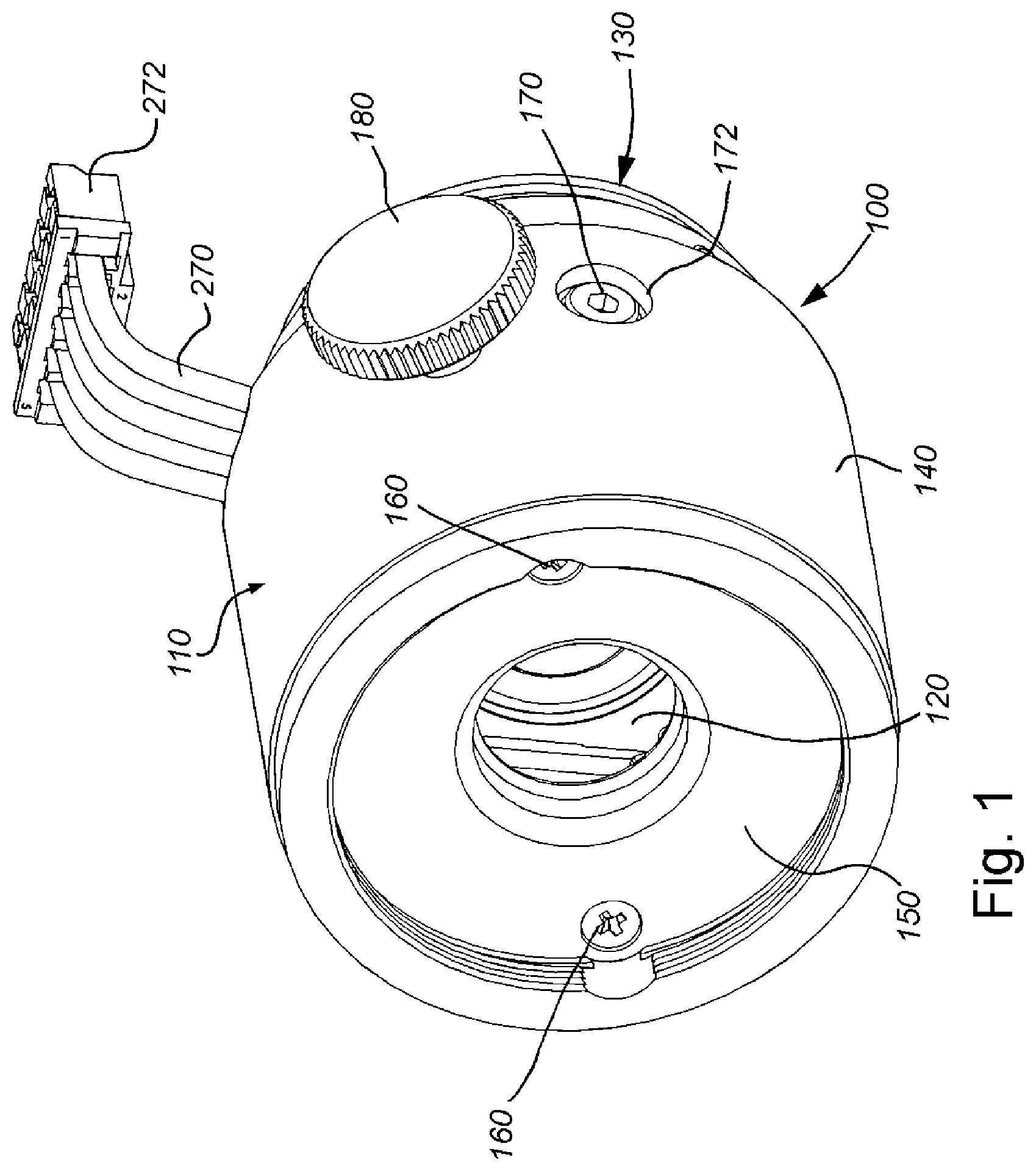 Patent US11782156 Figure 1 – Lens assembly with integrated feedback loop and time-of-flight sensor