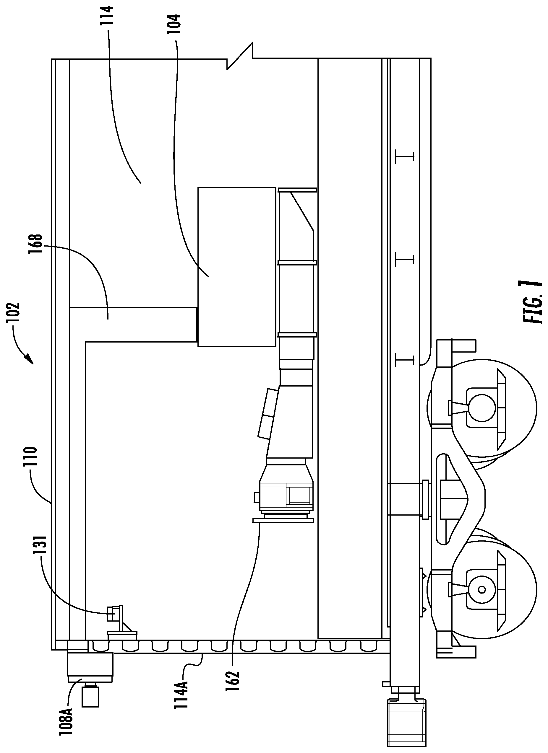 Patent US11782160 — System and method for generating and interpreting point clouds of a rail corridor along a survey path — Figure 1