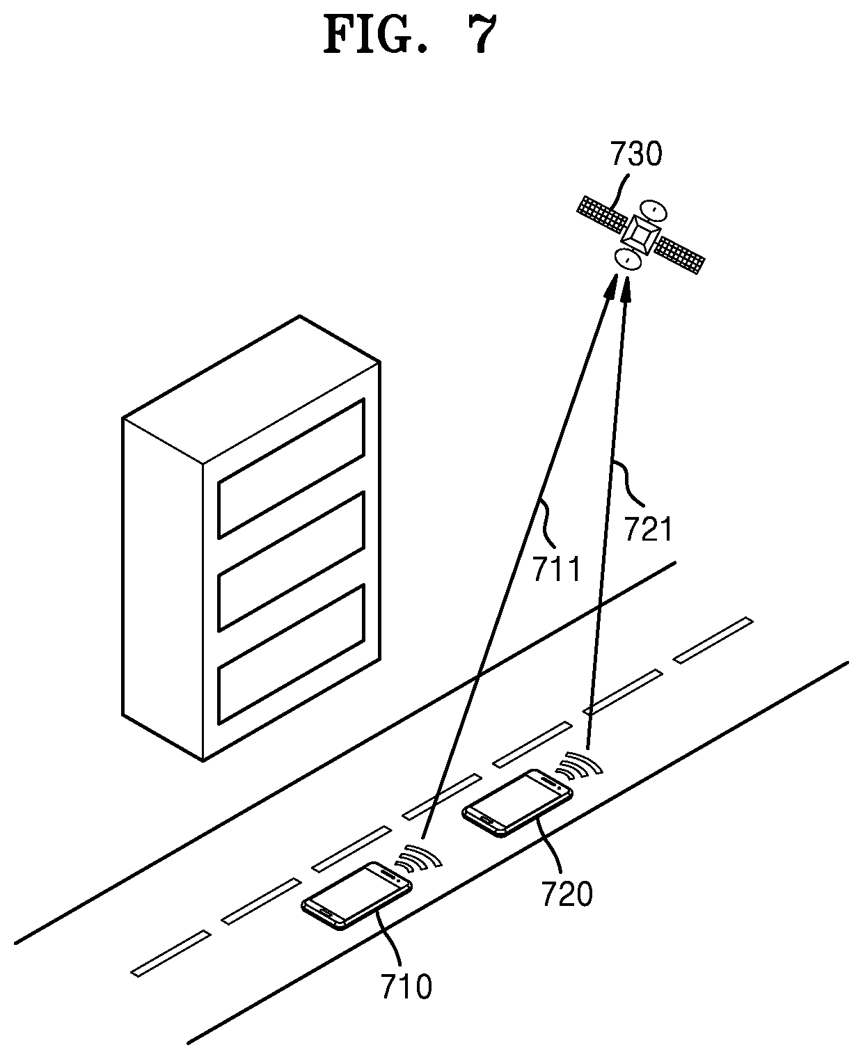 Patent US11782169 Figure 7 – Method of and apparatus for updating position of moving object based on GNSS