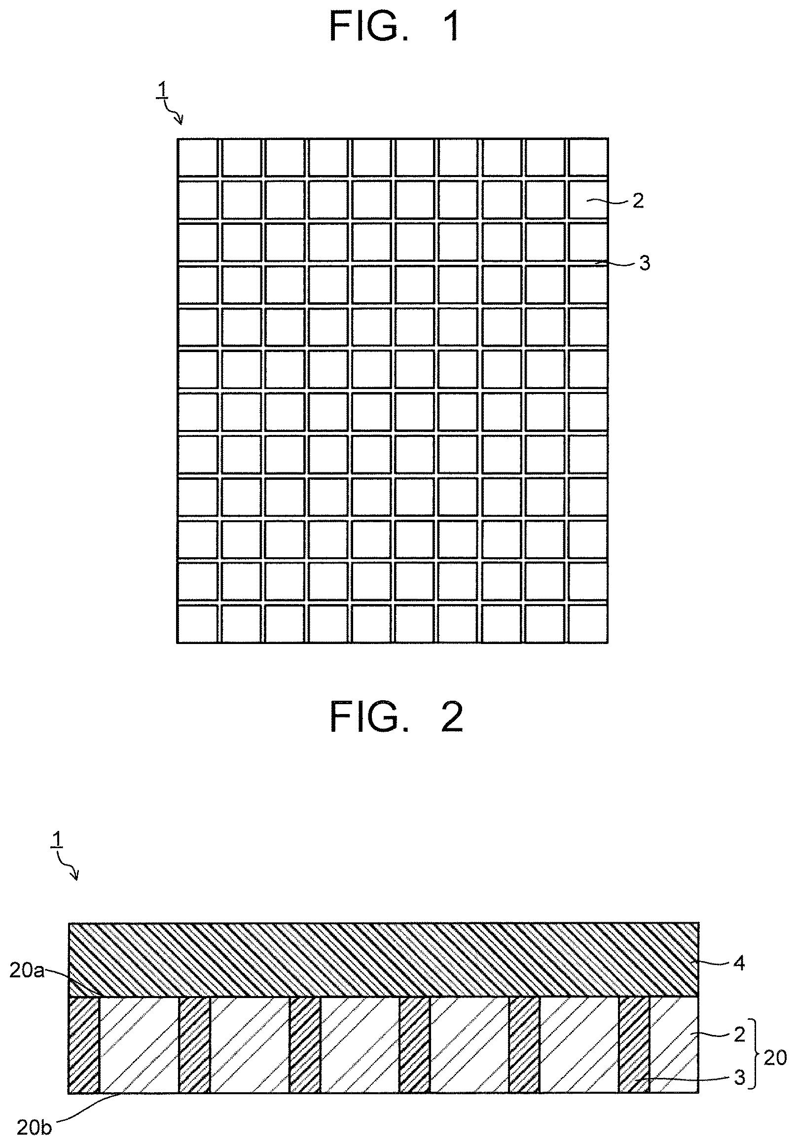 Patent US11782172 — Scintillator array, method for manufacturing scintillator array, radiation detector, and radiation inspection device — Figure 1