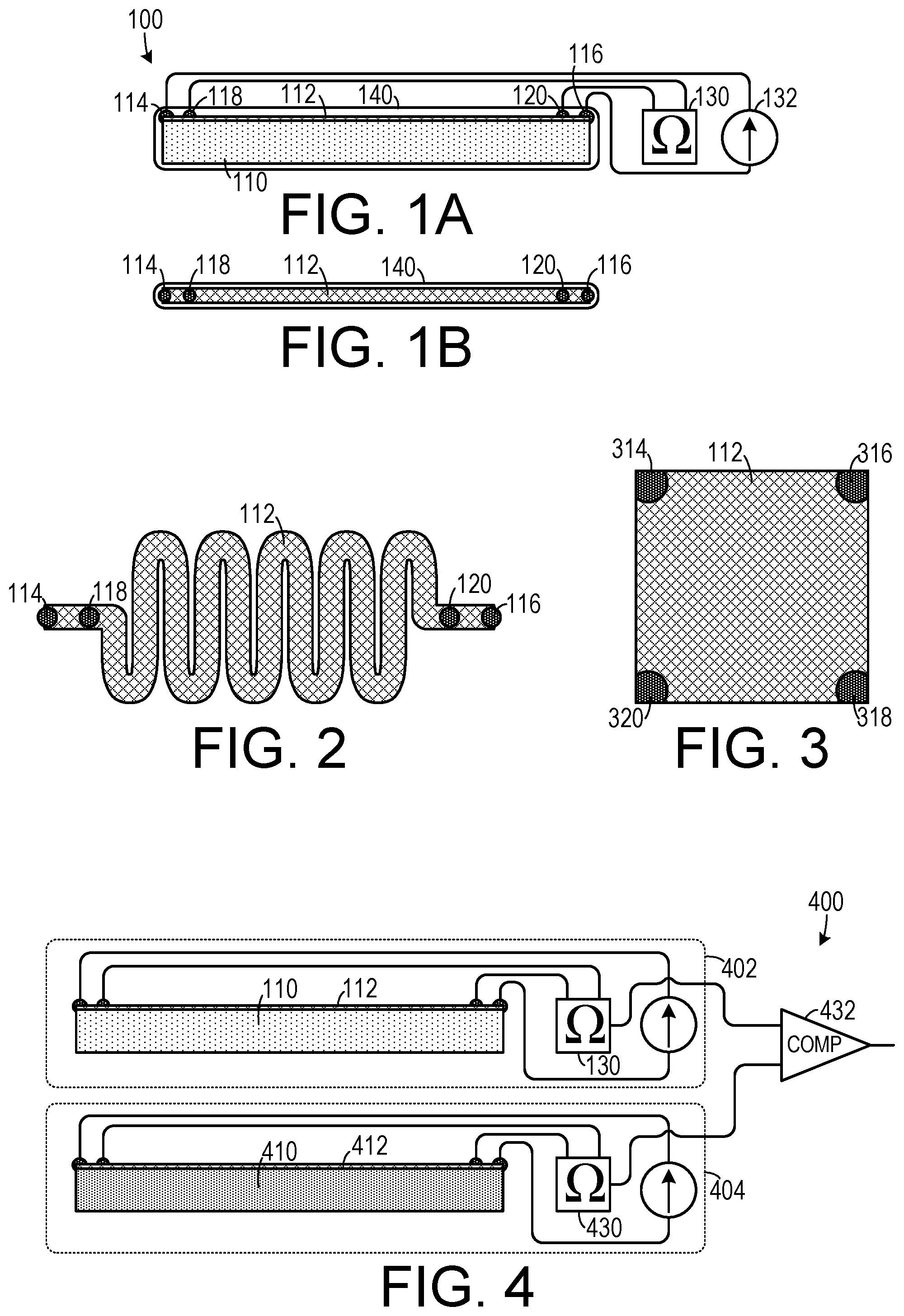 Patent US11782174 Figure 1 – Electrical resistance device for radiation detection