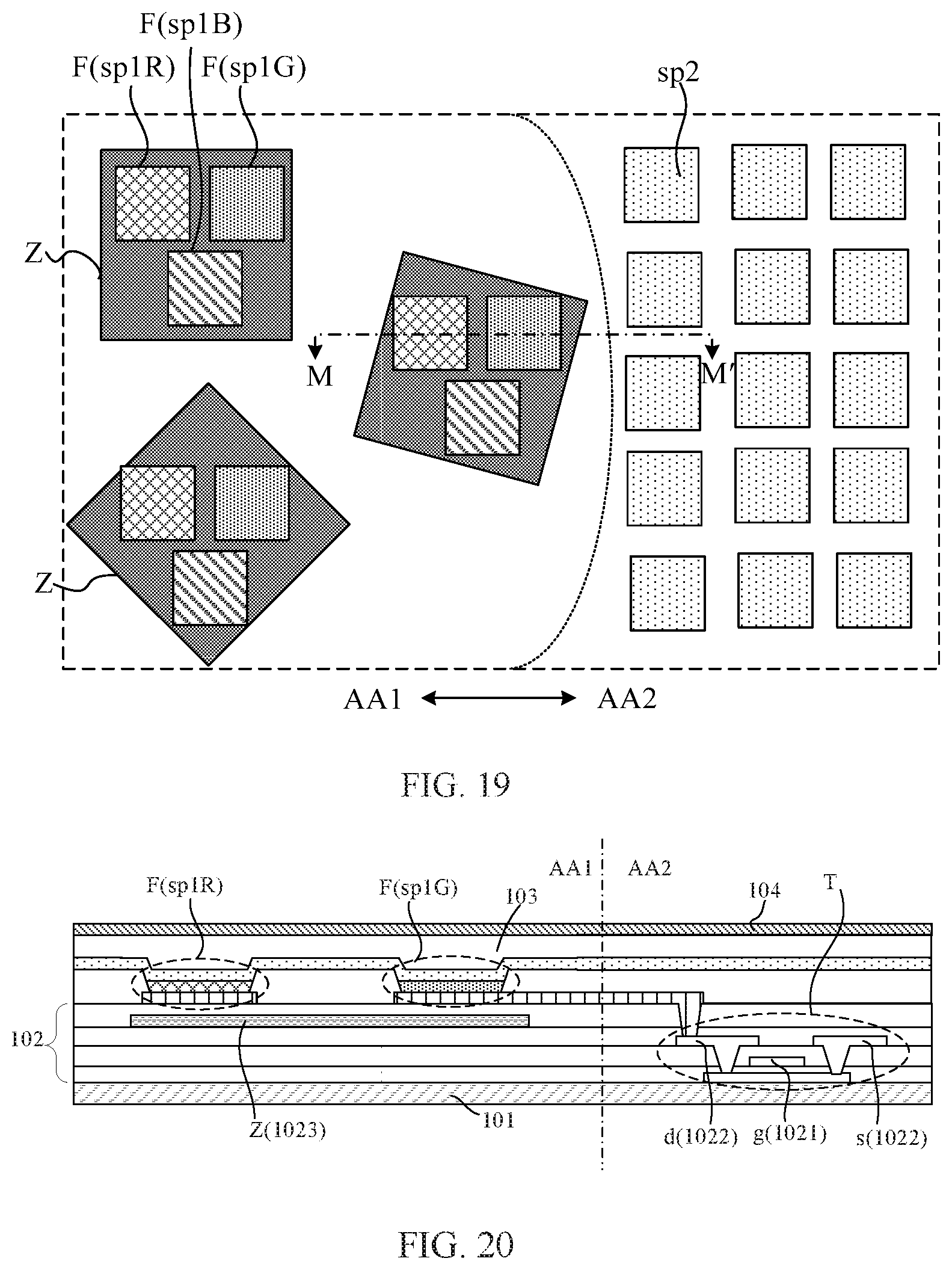 Patent US11782189 Figure 10 – Display panel and display device