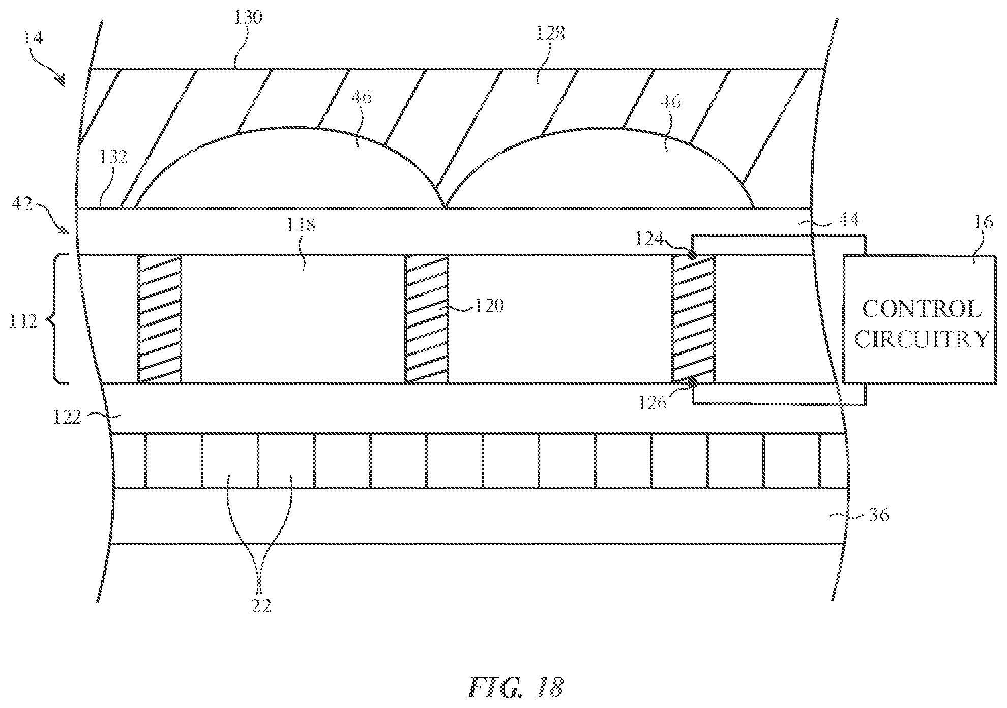 Patent US11782190 Figure 16 – Optical film arrangements for electronic device displays