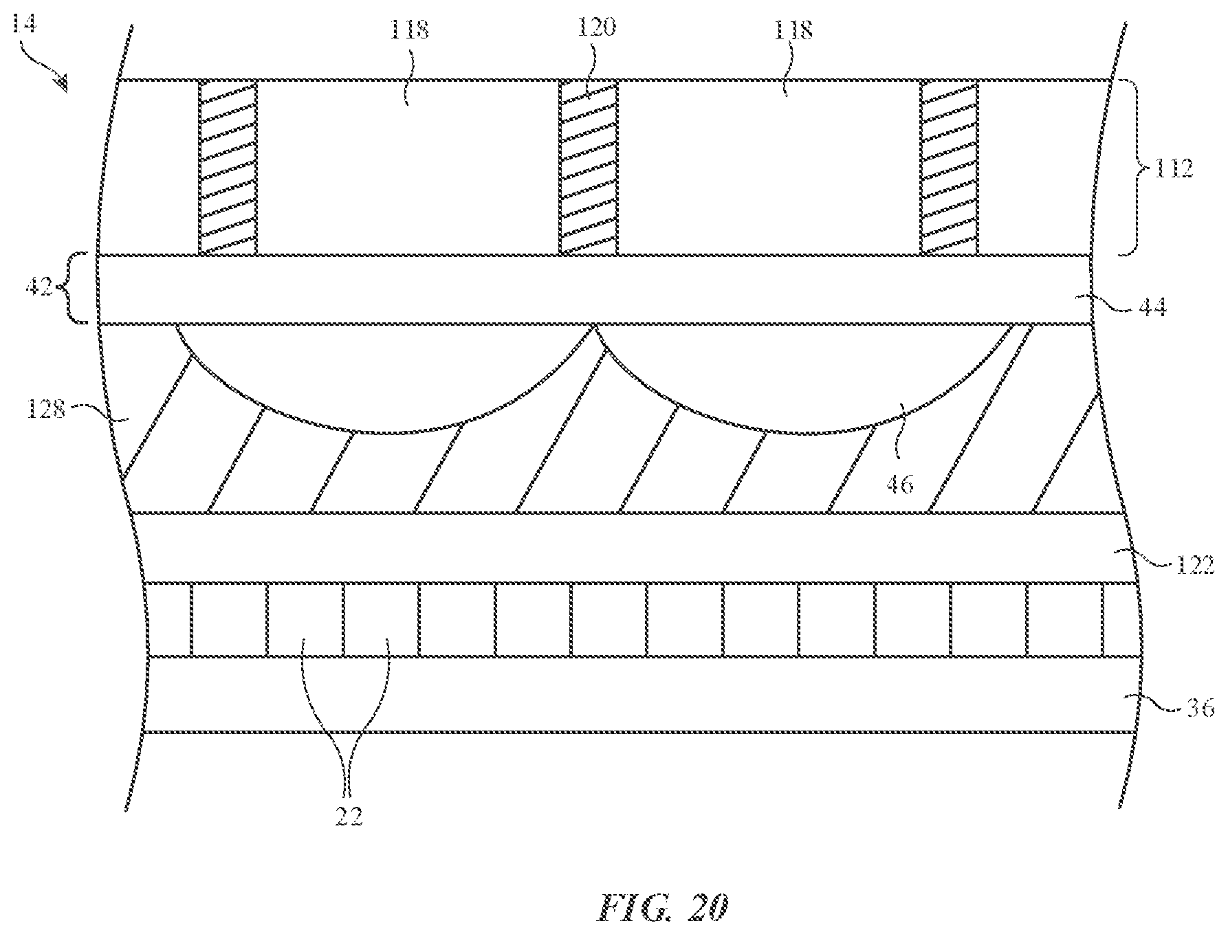 Patent US11782190 Figure 18 – Optical film arrangements for electronic device displays