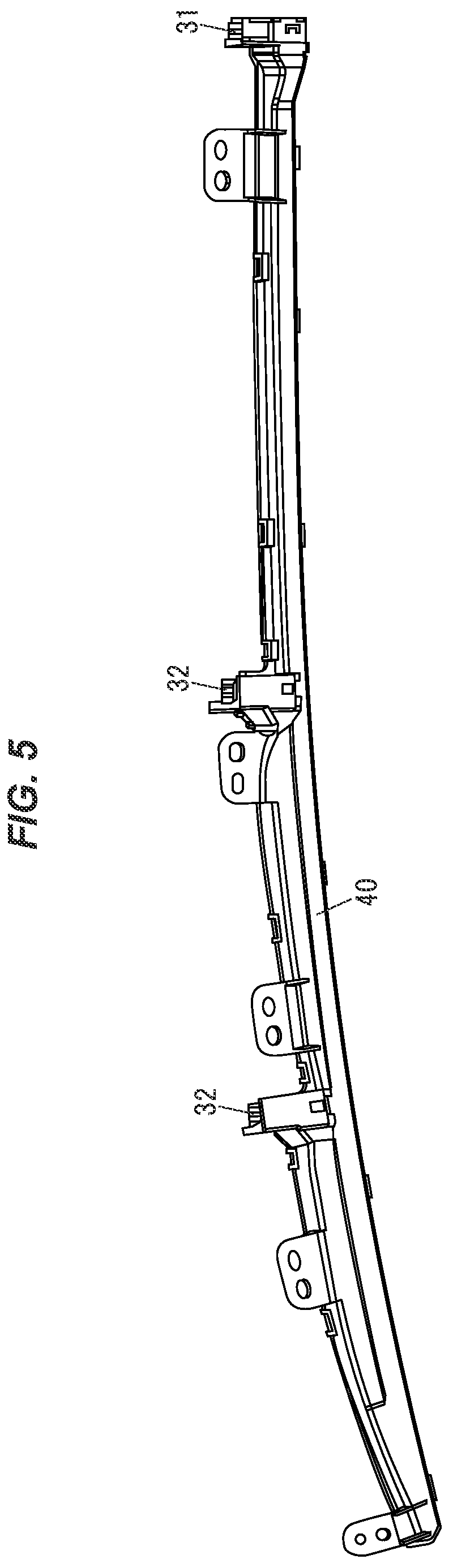 Patent US11782201 Figure 4 – Light guide with multiple rod-shaped light guide portions attached to each other having a prism surface