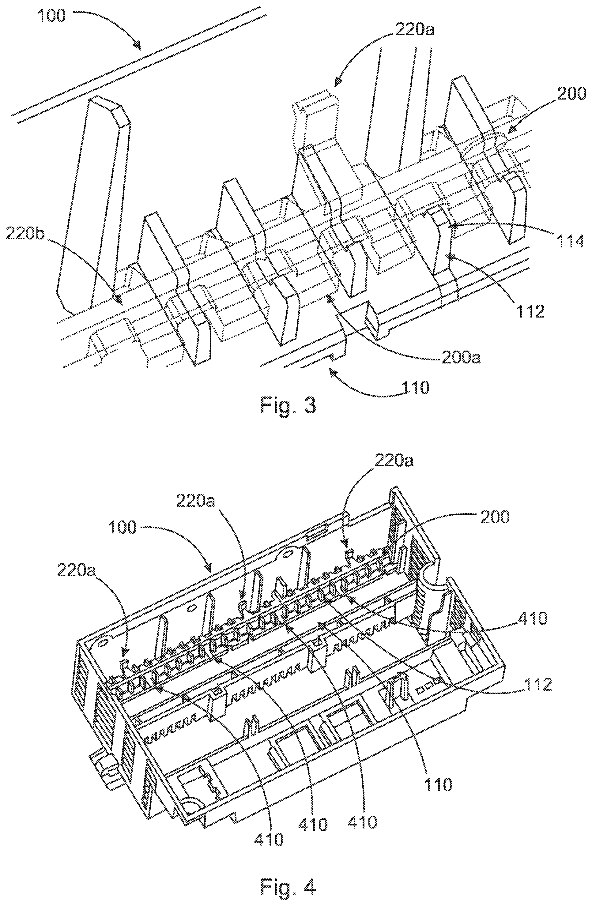 Patent US11782202 Figure 3 – Light guide receptacle for mounting a plurality of light guides