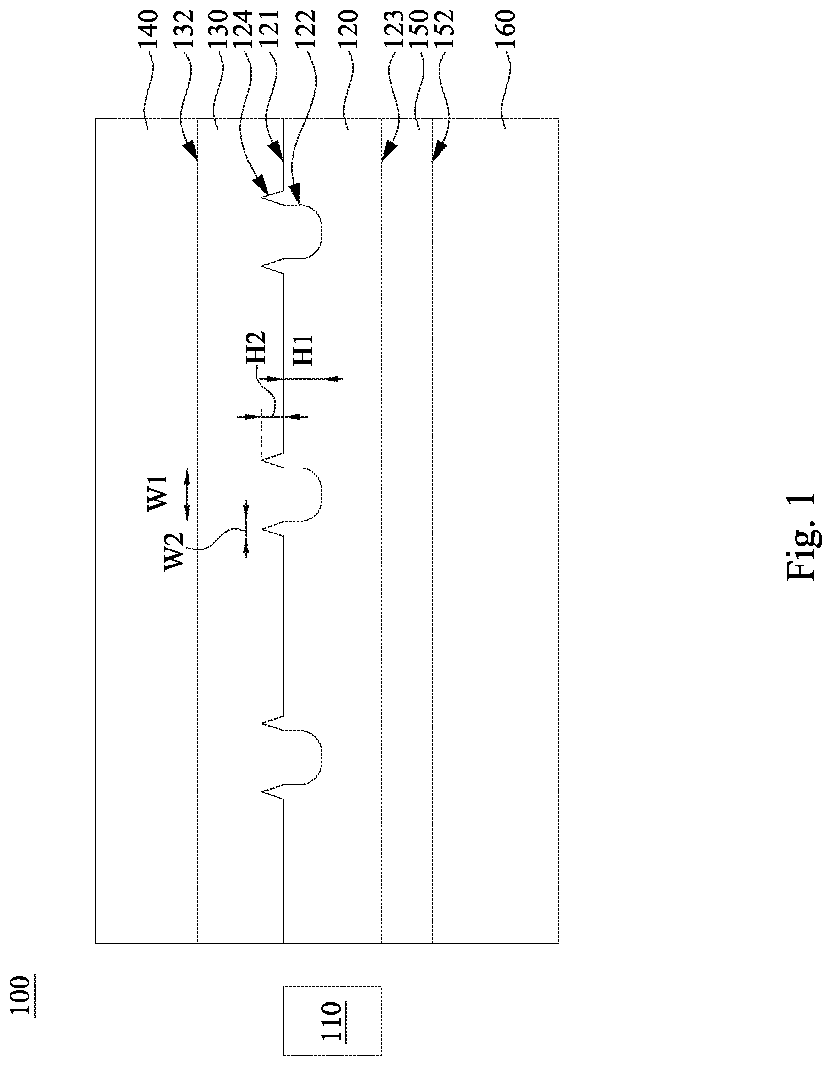 Patent US11782203 Figure 1 – Display device