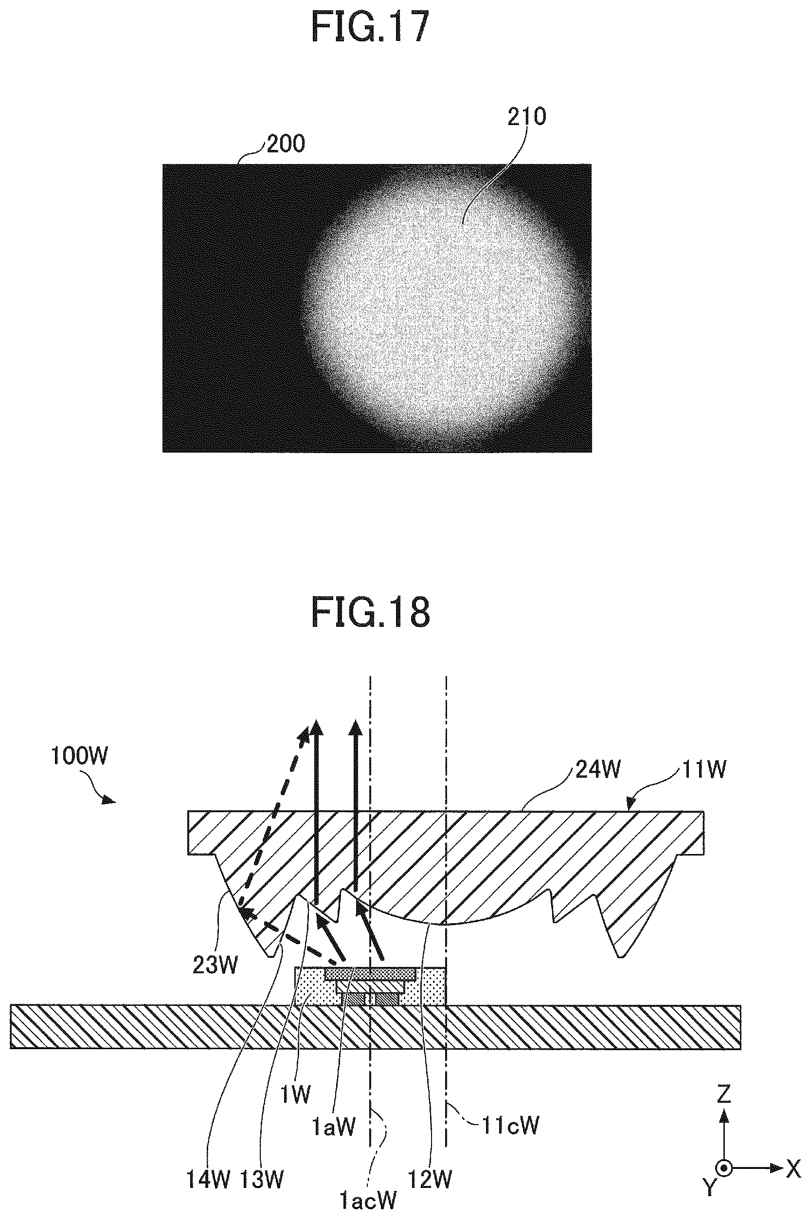 Patent US11782205 Figure 18 – Light-emitting device including movement mechanism