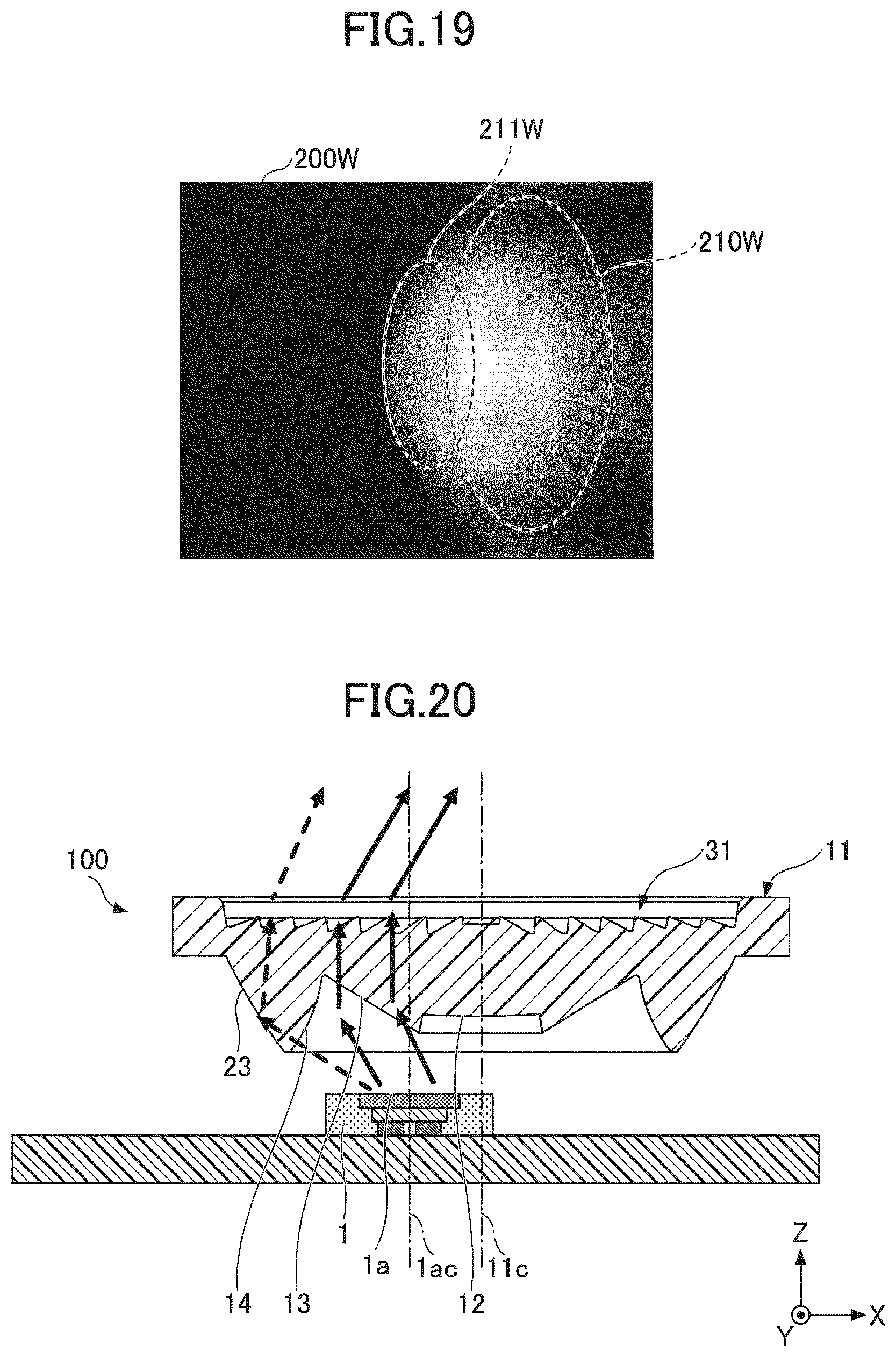 Patent US11782205 Figure 19 – Light-emitting device including movement mechanism