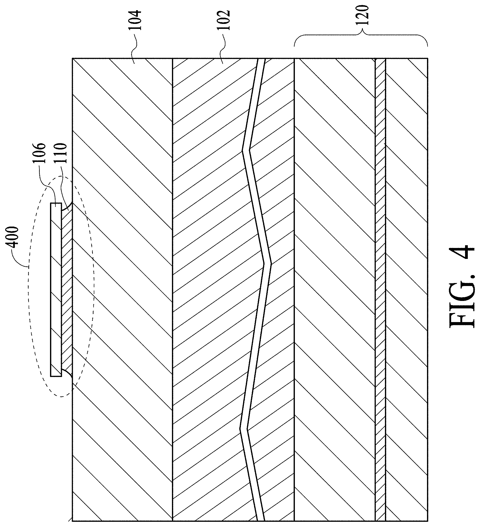 Patent US11782211 Figure 4 – Process flow with pre-biased mask and wet etching for smooth sidewalls in silicon nitride waveguides