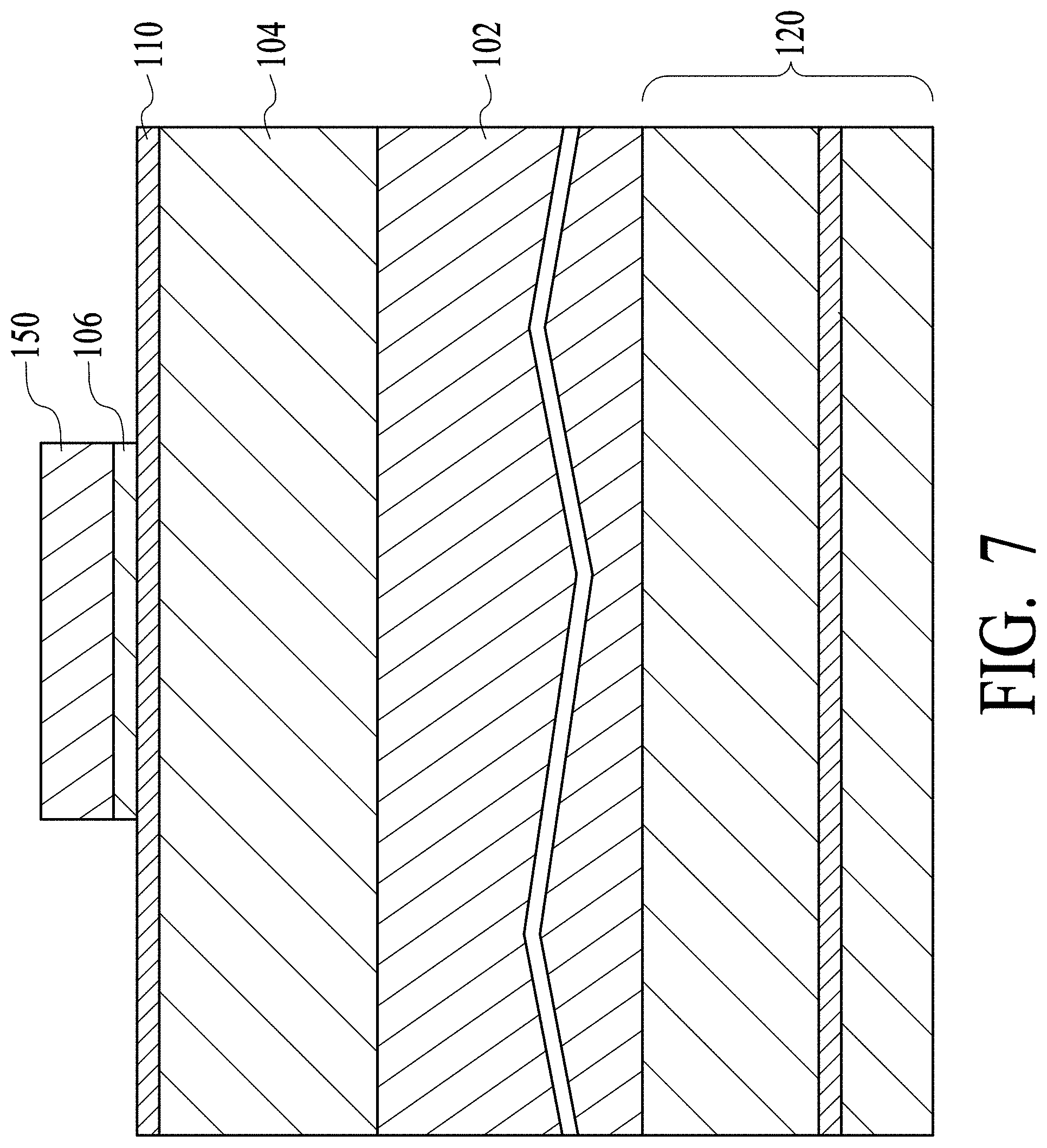 Patent US11782211 Figure 7 – Process flow with pre-biased mask and wet etching for smooth sidewalls in silicon nitride waveguides