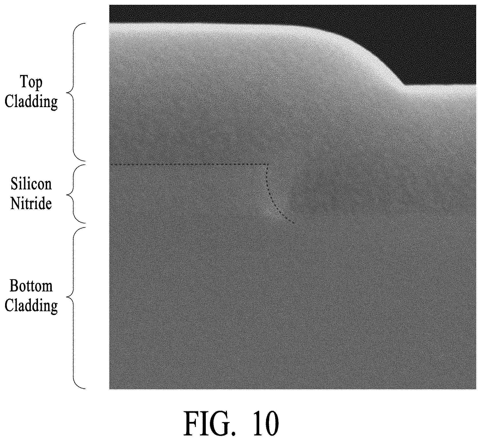Patent US11782211 Figure 10 – Process flow with pre-biased mask and wet etching for smooth sidewalls in silicon nitride waveguides