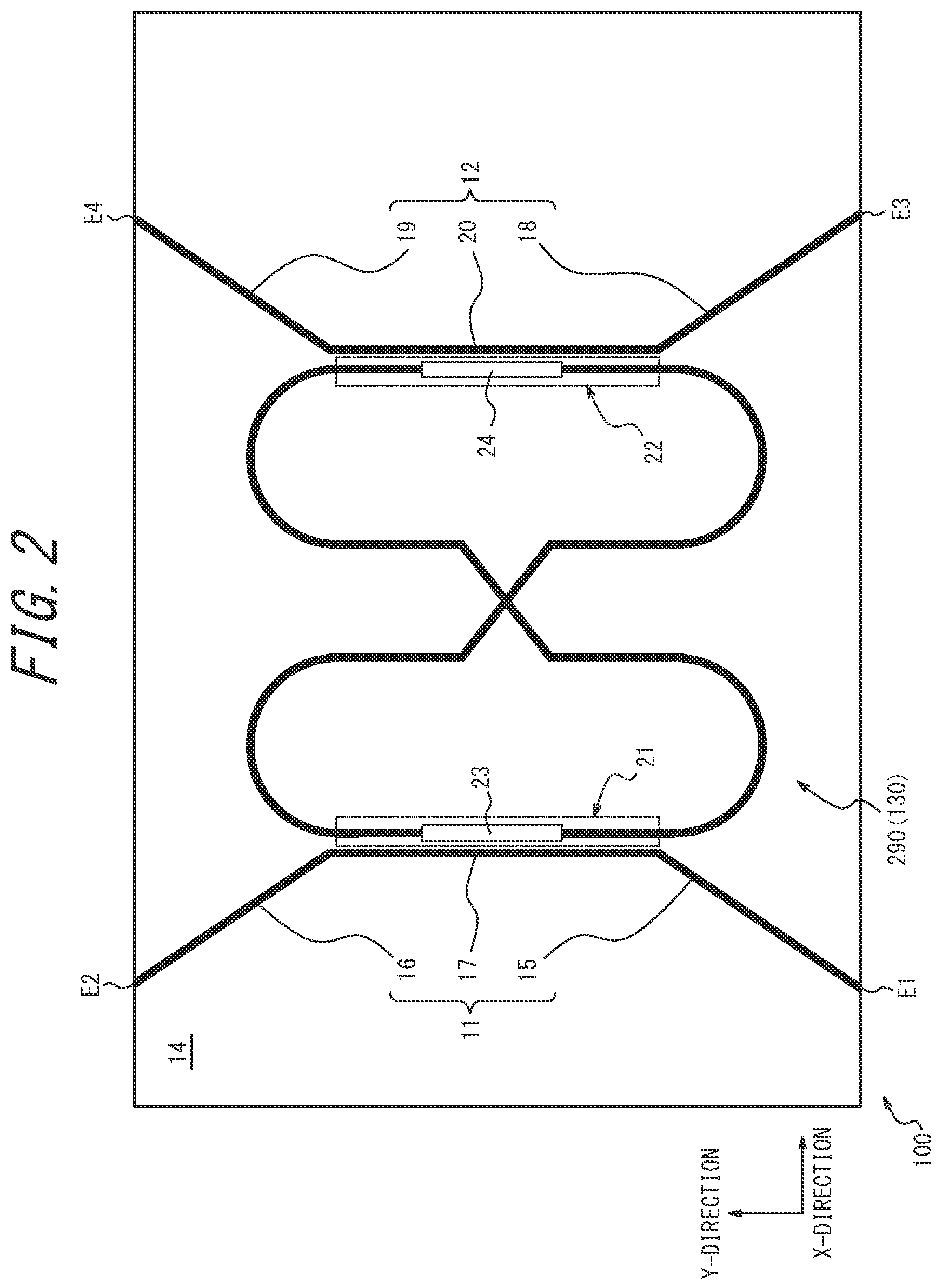 Patent US11782219 Figure 2 – Optical switch