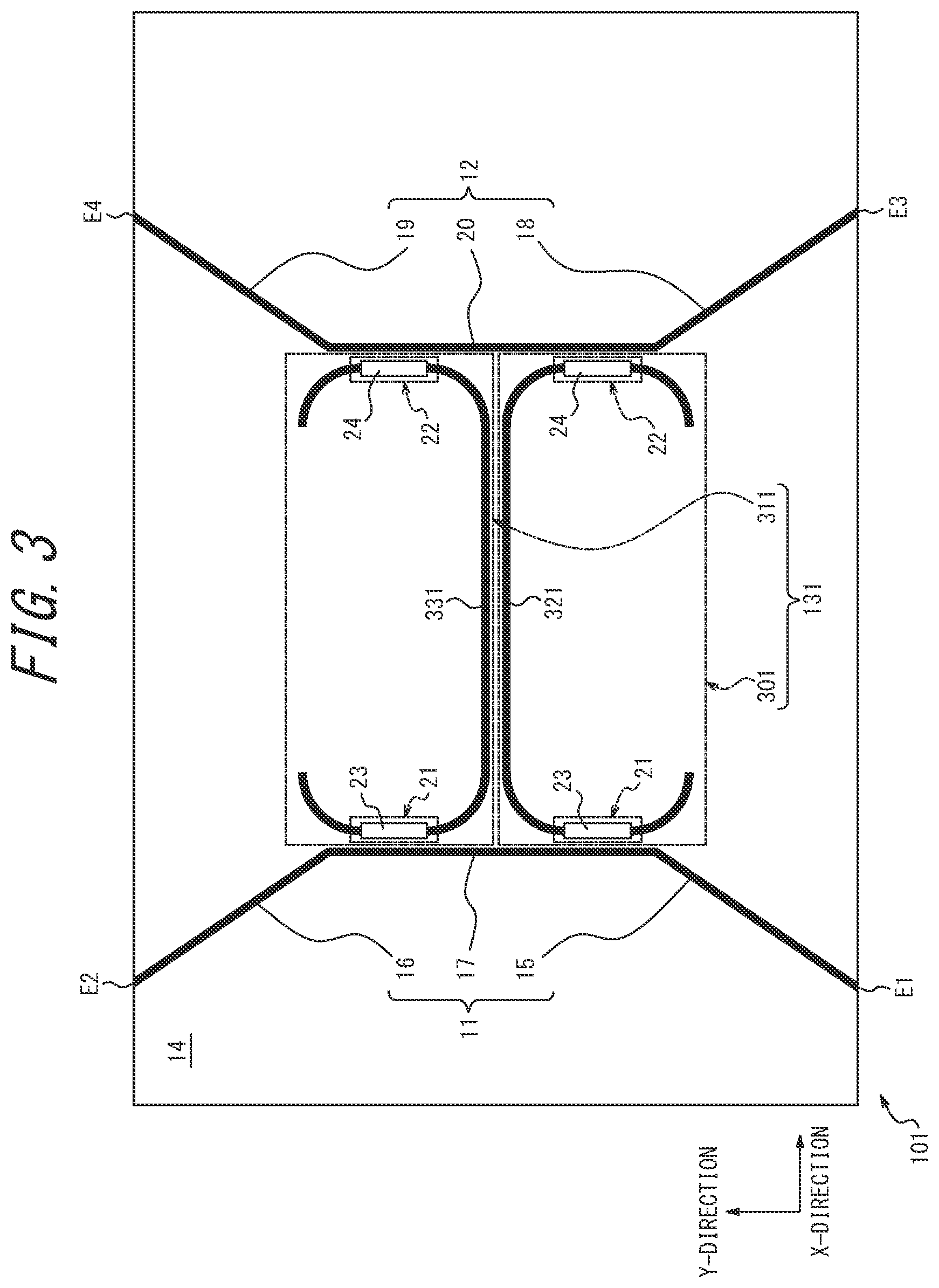 Patent US11782219 Figure 3 – Optical switch