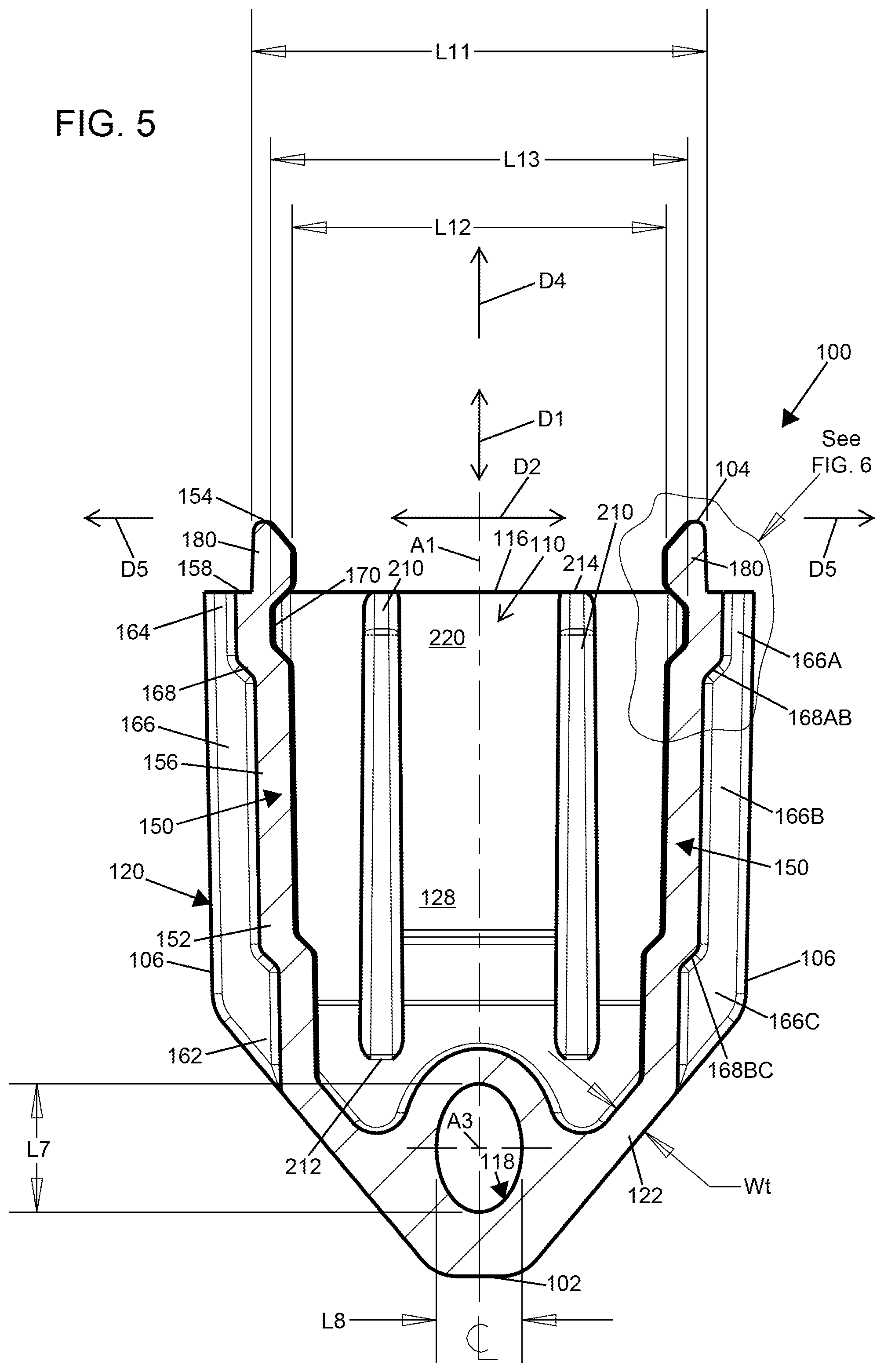Patent US11782221 Figure 3 – Snap-on dust cap for fiber optic connector
