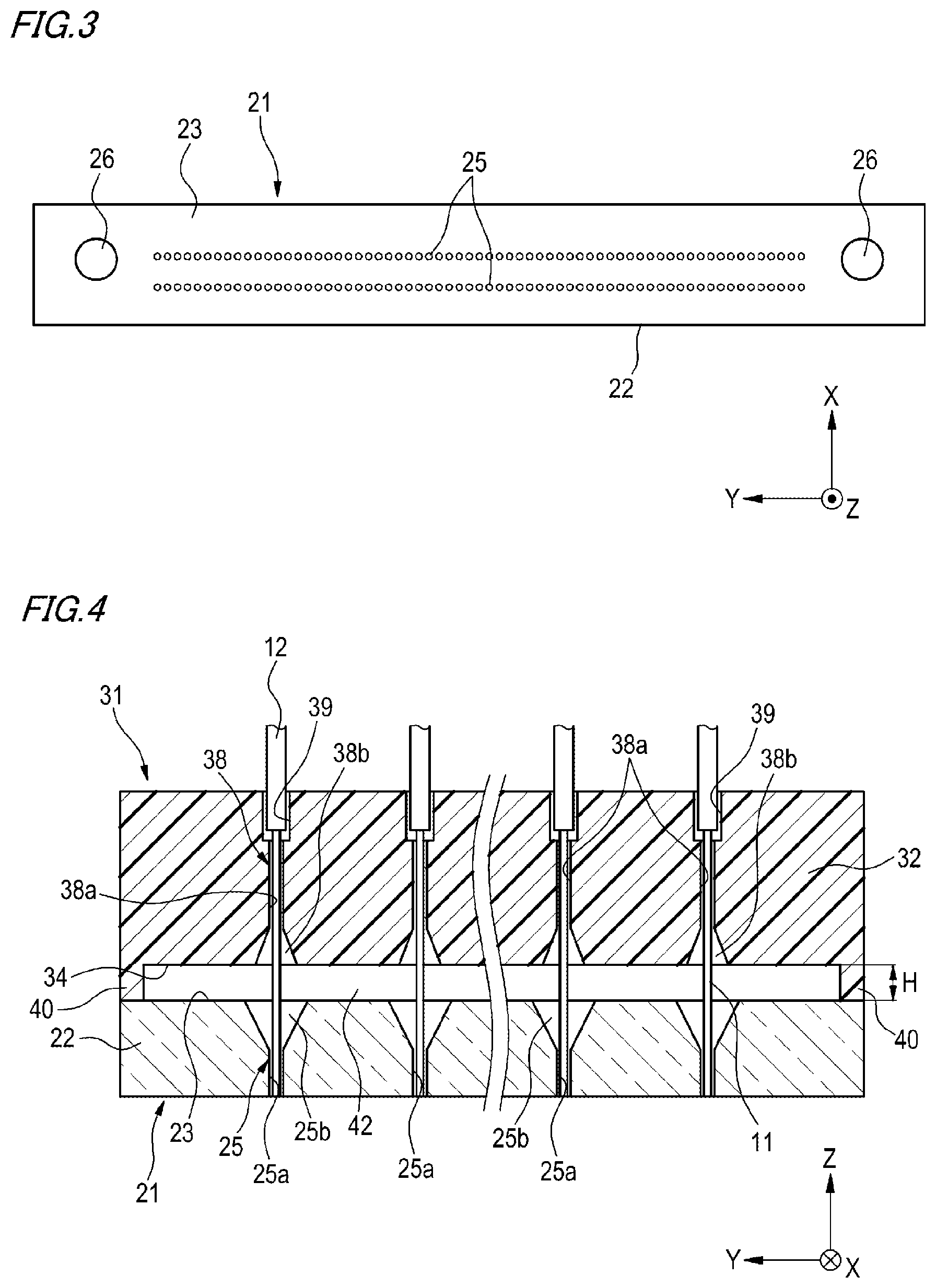 Patent US11782222 Figure 3 – Optical fiber connection component and optical fiber connection structure