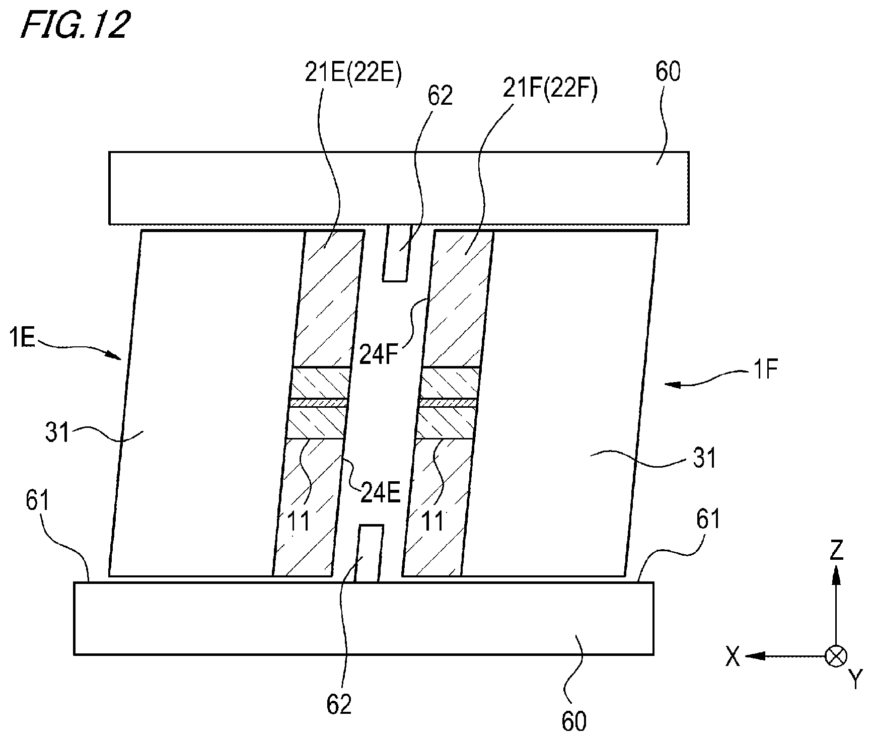 Patent US11782222 Figure 11 – Optical fiber connection component and optical fiber connection structure