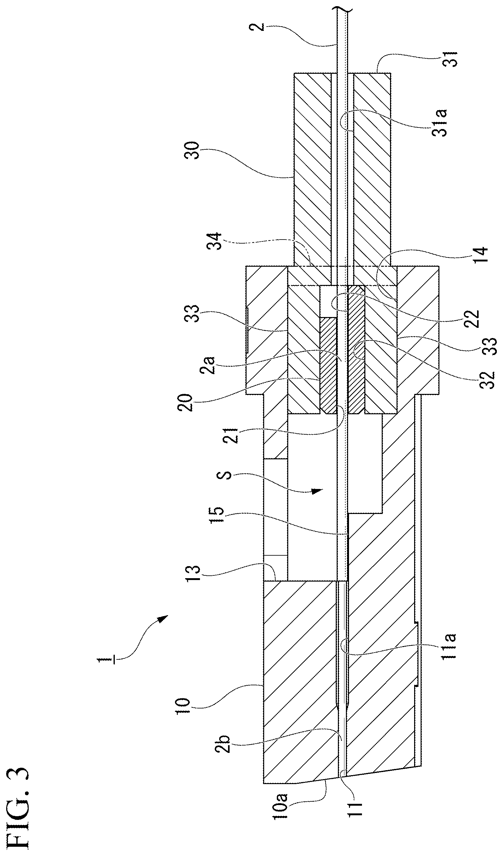 Patent US11782223 Figure 3 – Optical connector