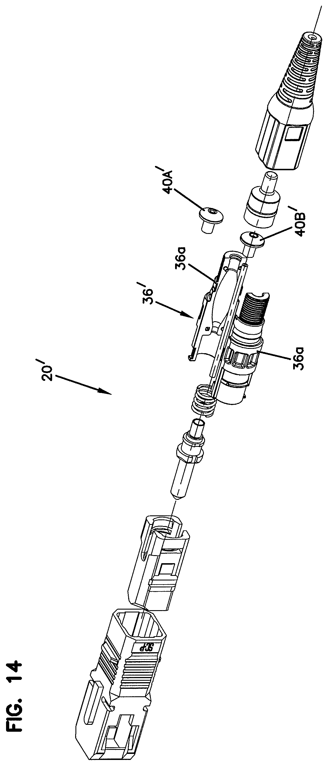 Patent US11782224 Figure 12 – Fiber optic connector