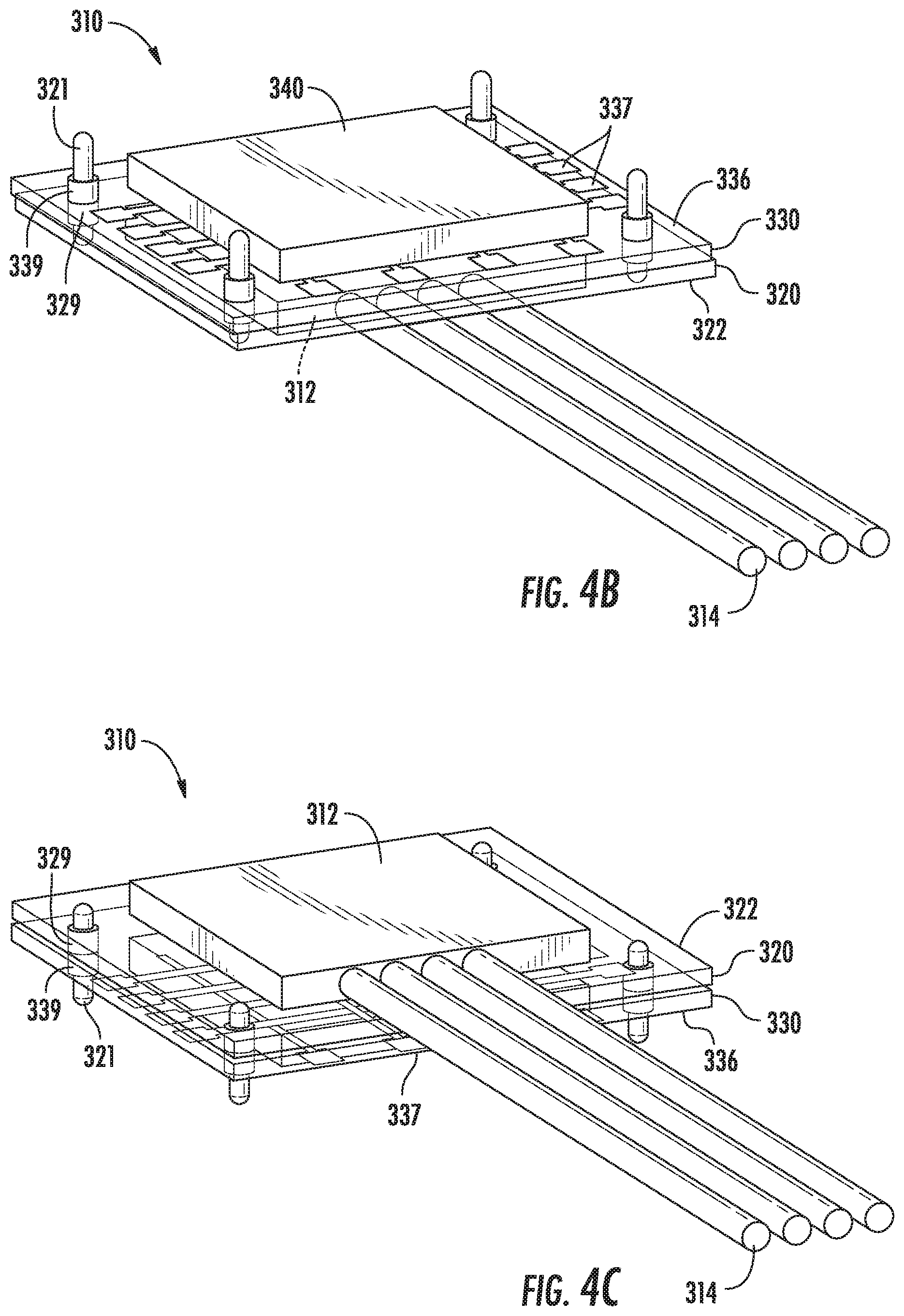 Patent US11782225 Figure 6 – Multi-fiber interface apparatus for photonic integrated circuit