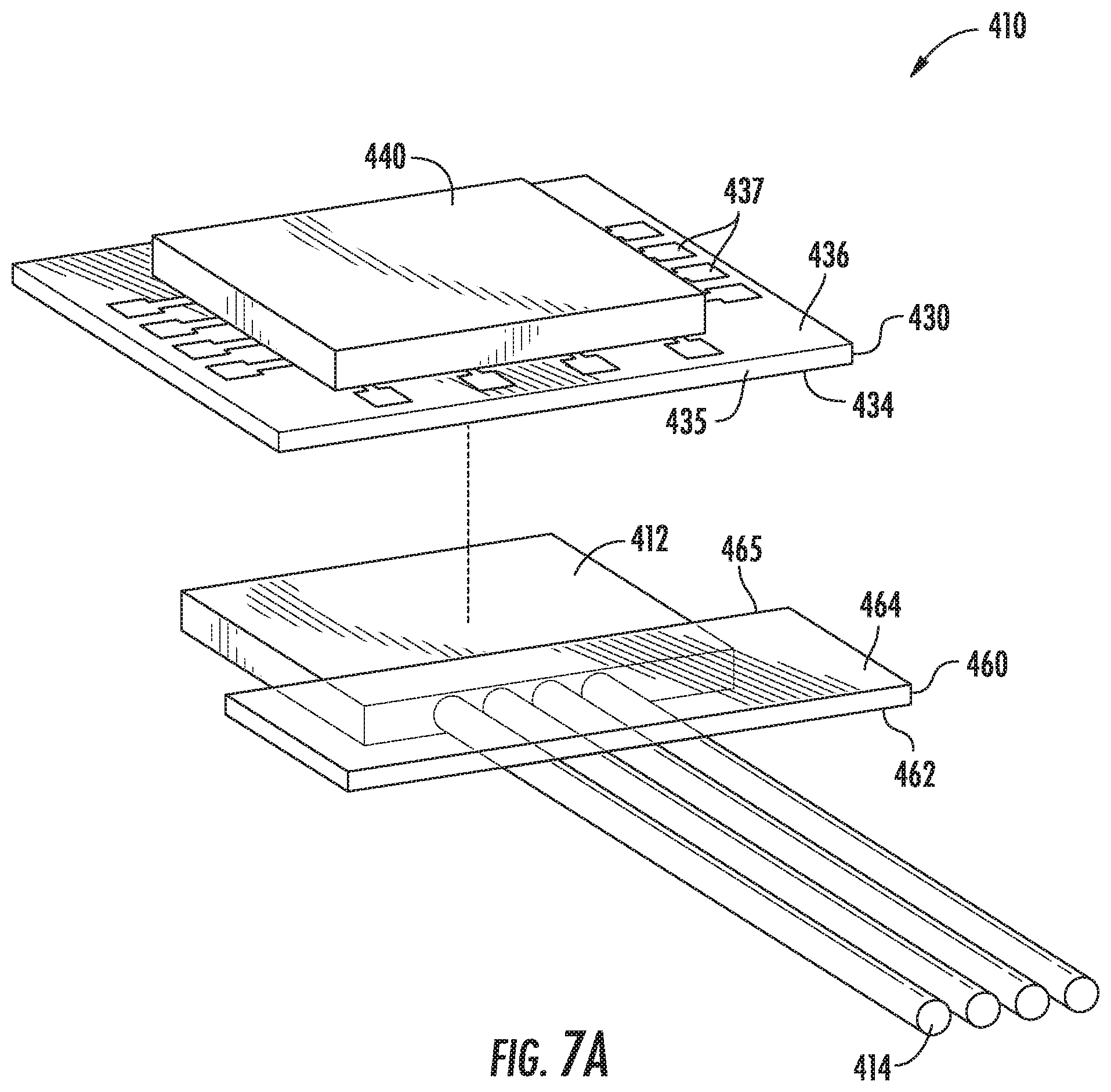 Patent US11782225 Figure 9 – Multi-fiber interface apparatus for photonic integrated circuit