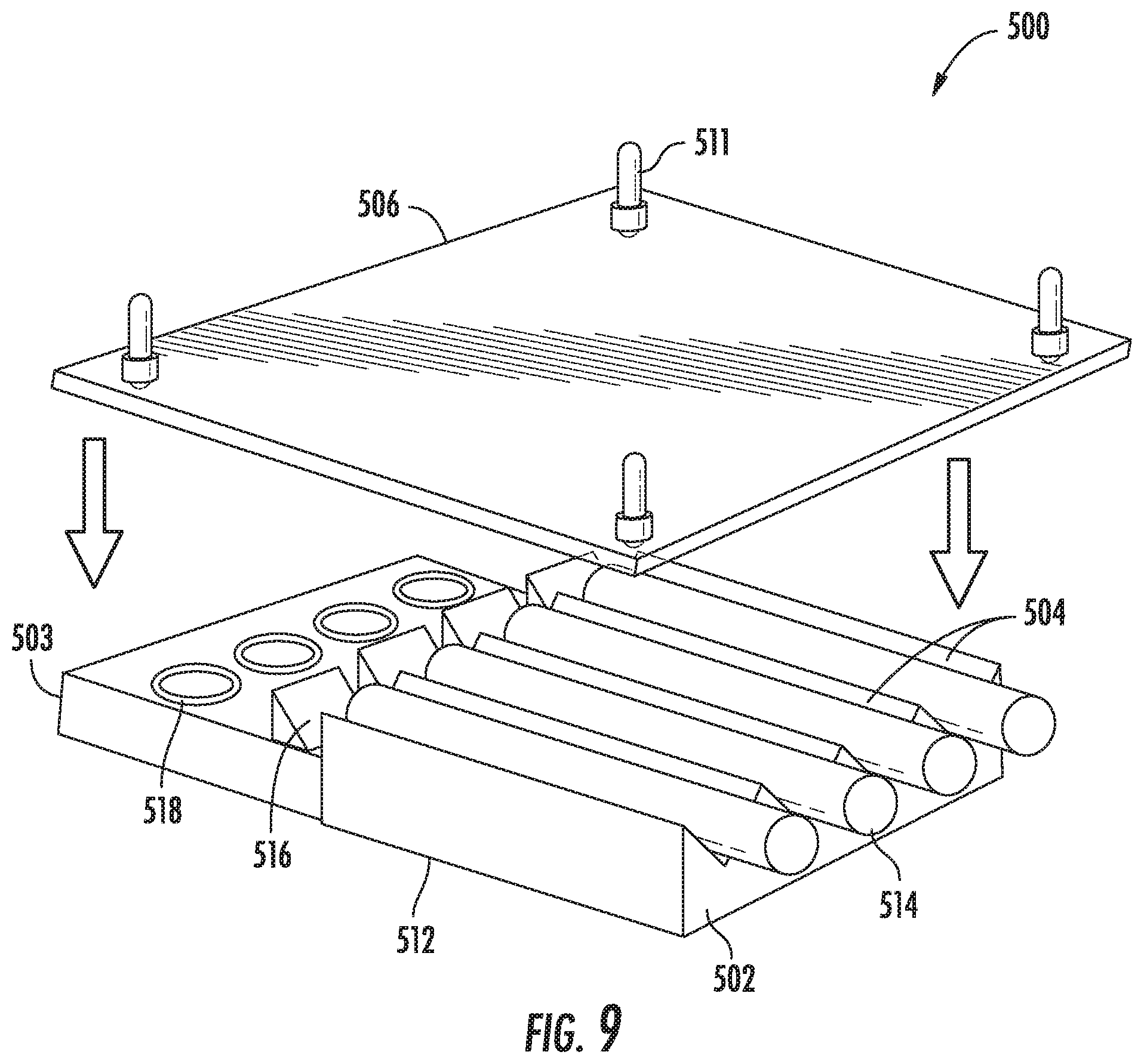 Patent US11782225 Figure 12 – Multi-fiber interface apparatus for photonic integrated circuit