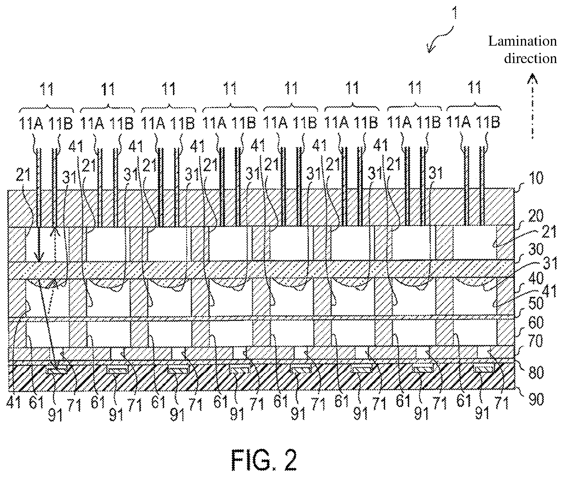 Patent US11782226 Figure 2 – Optical device, method of manufacturing optical device, and method of manufacturing optical device chip