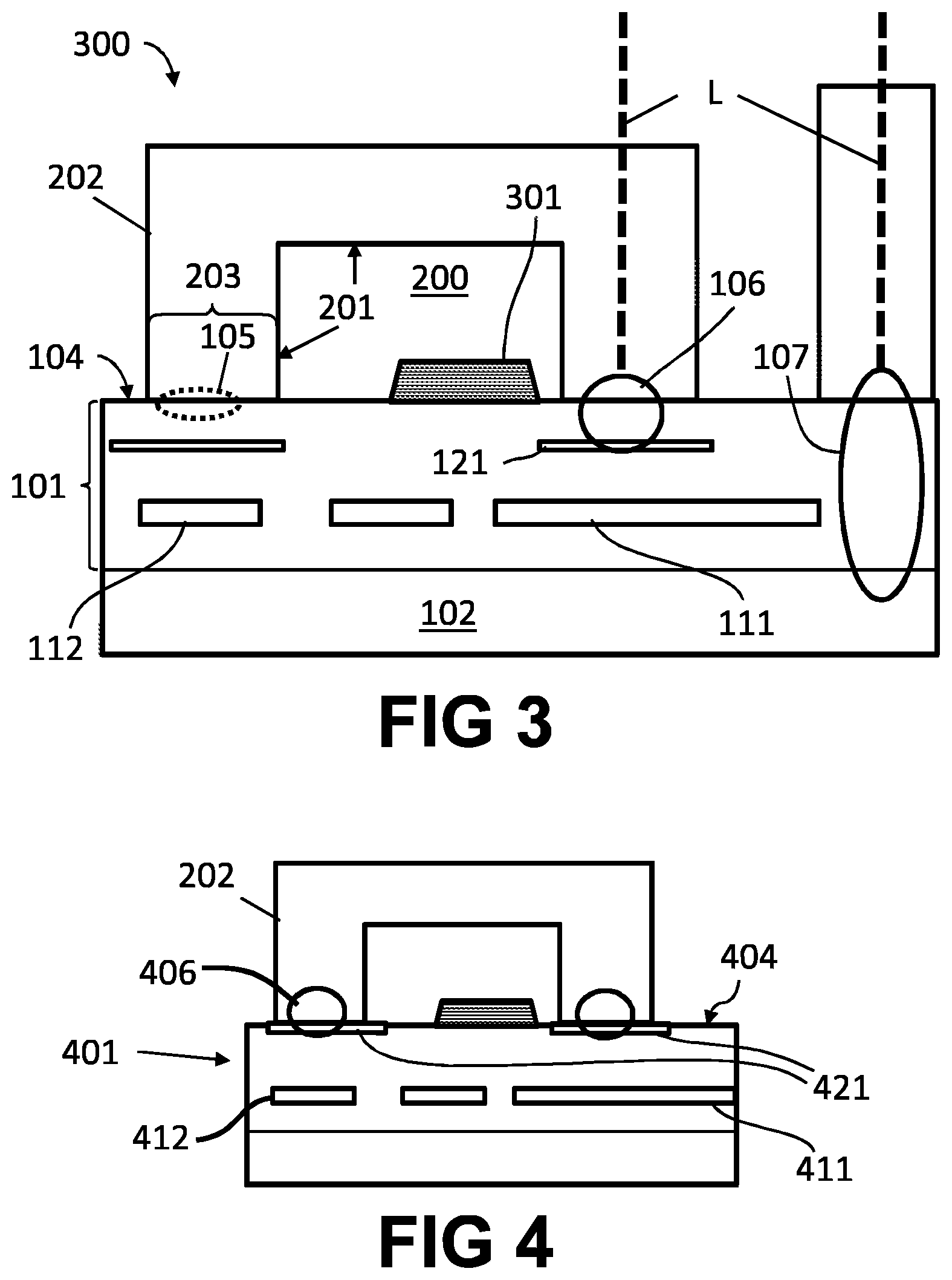 Patent US11782227 Figure 2 – Weld protection for hermetic wafer-level sealing